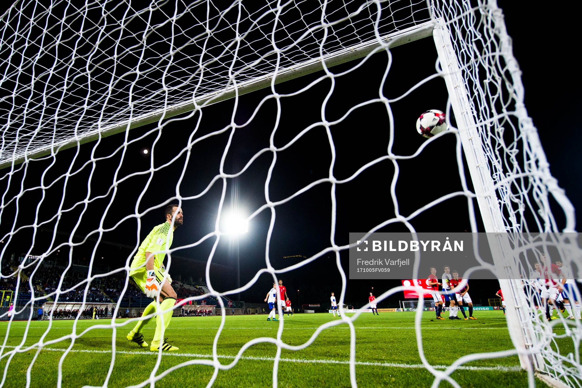 Mohamed Elyounoussi of Norway scores 4-0