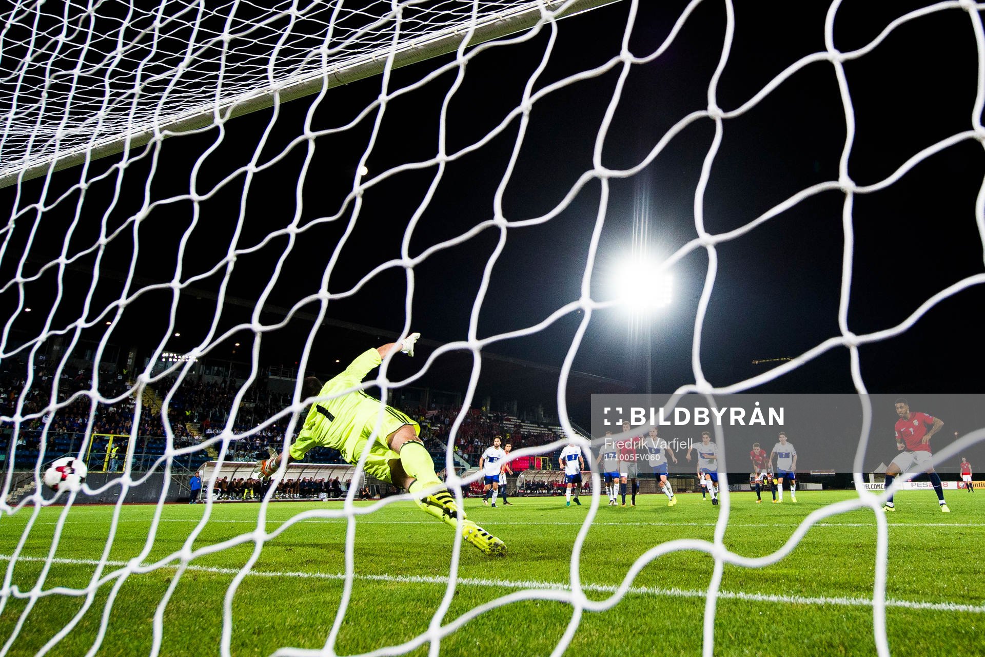 Joshua King of Norway scores 2-0