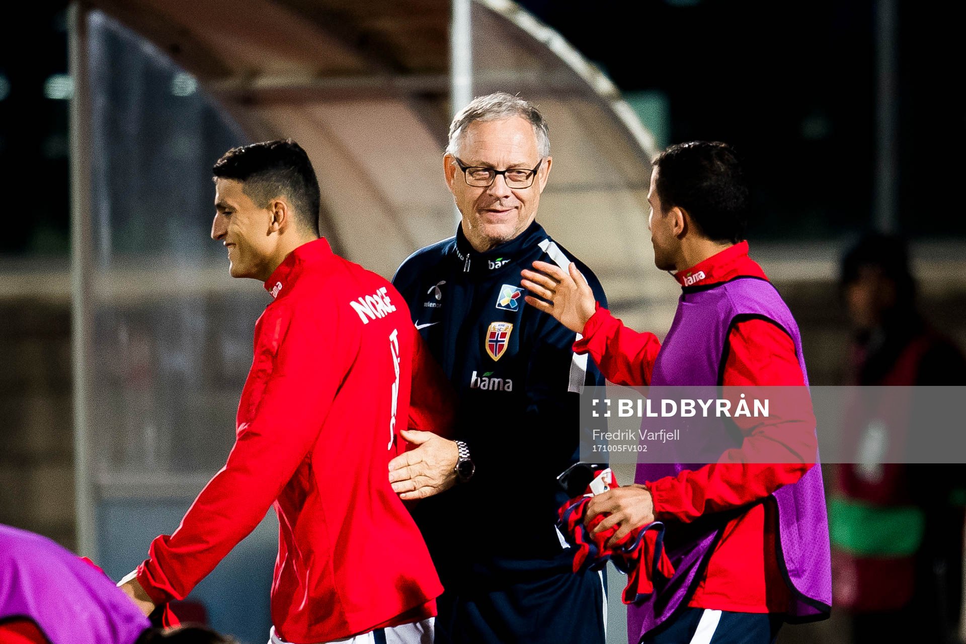 Mohamed Elyounoussi, Lars Lagerbäck, head coach of Norway,