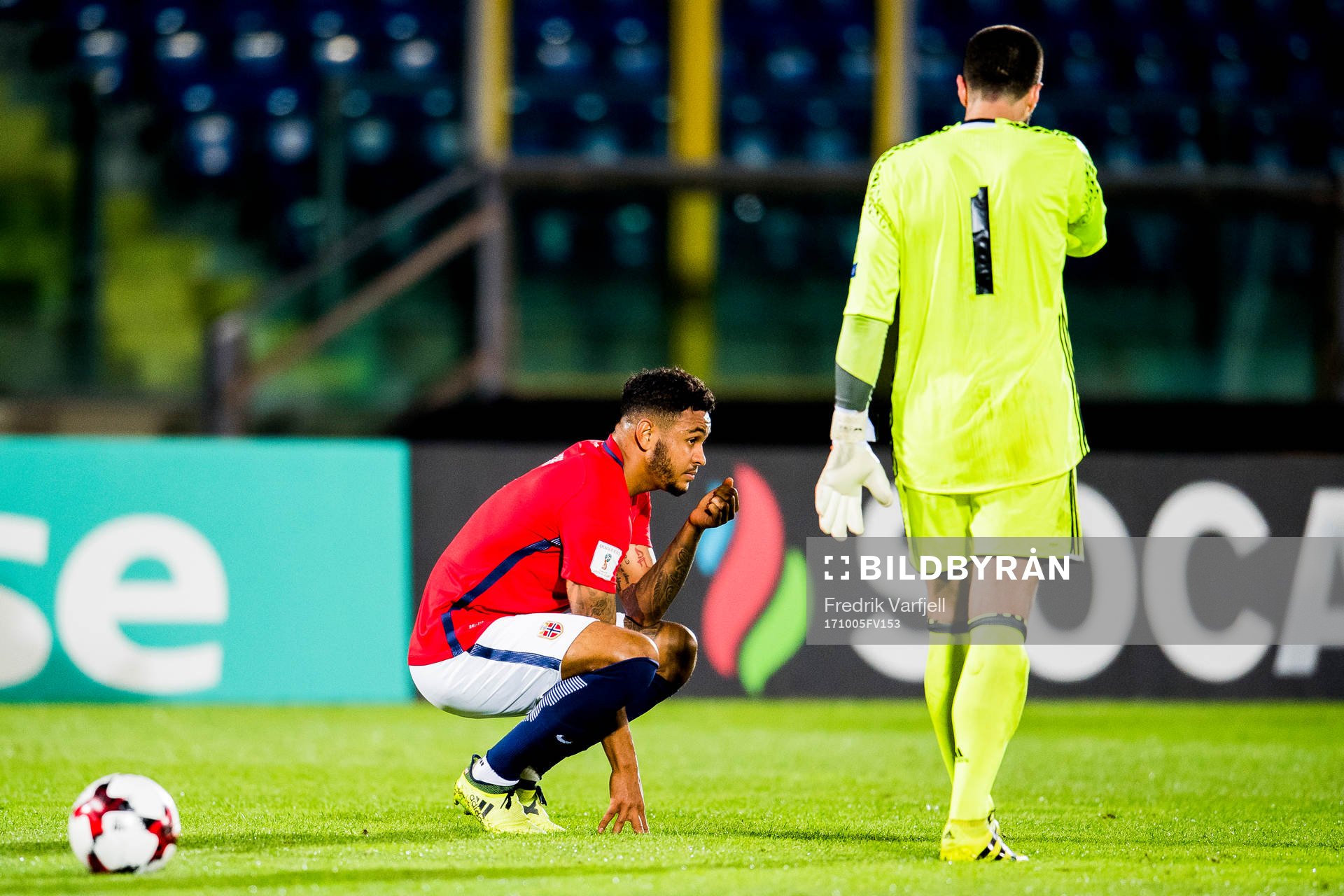 Joshua King of Norway sits down