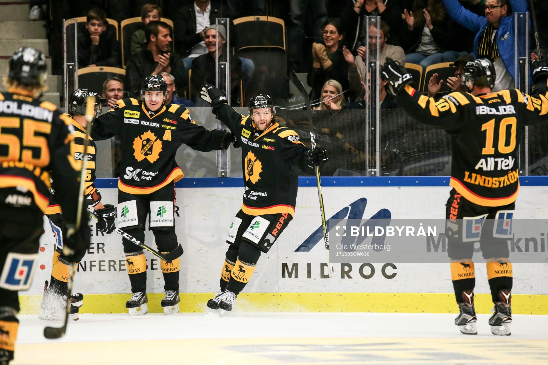 Skellefteås Oscar Möller , Pär Lindholm , Michael Kostka