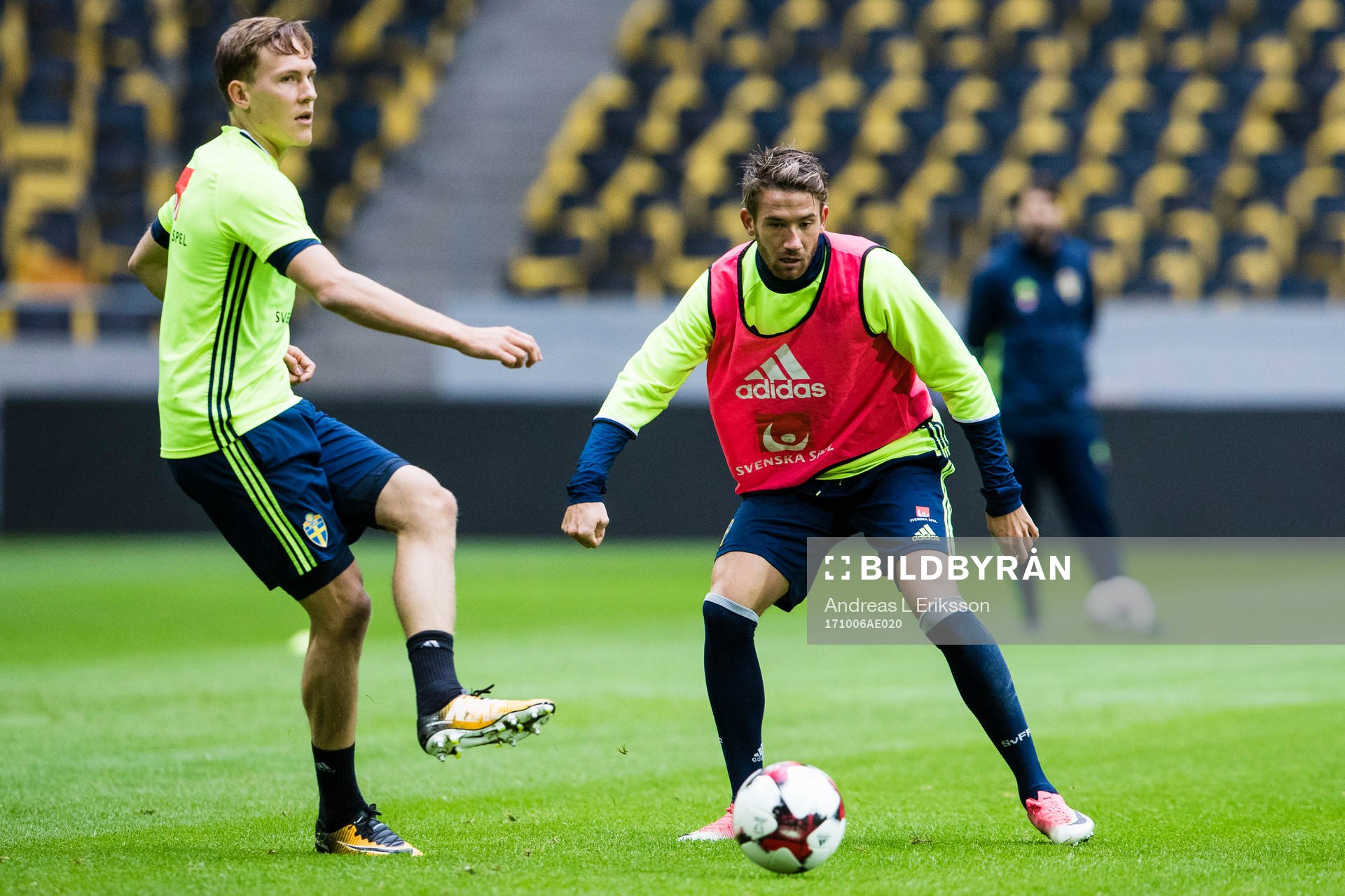 Sveriges Ludwig Augustinsson och Marcus Rohdén