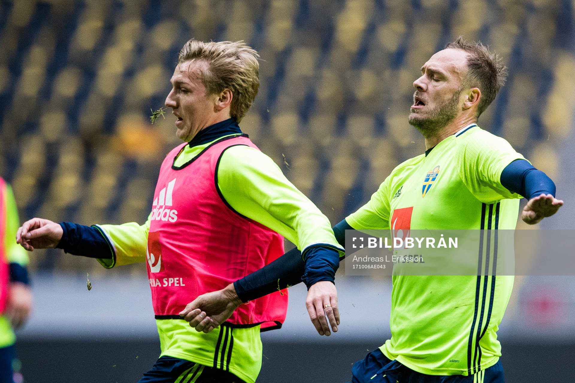 Sveriges Emil Forsberg och Andreas Granqvist