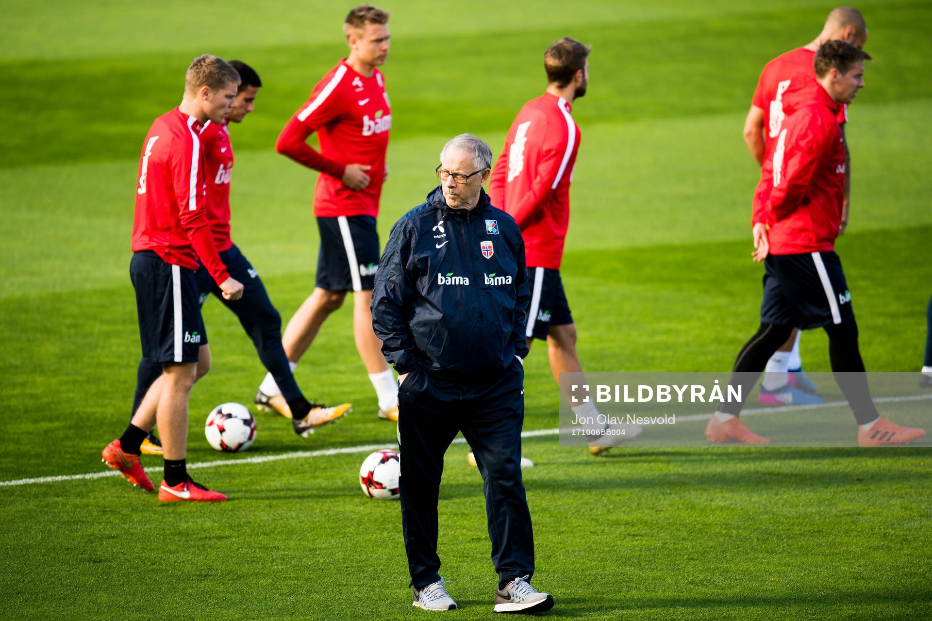 Lars Lagerbäck, head coach of Norway