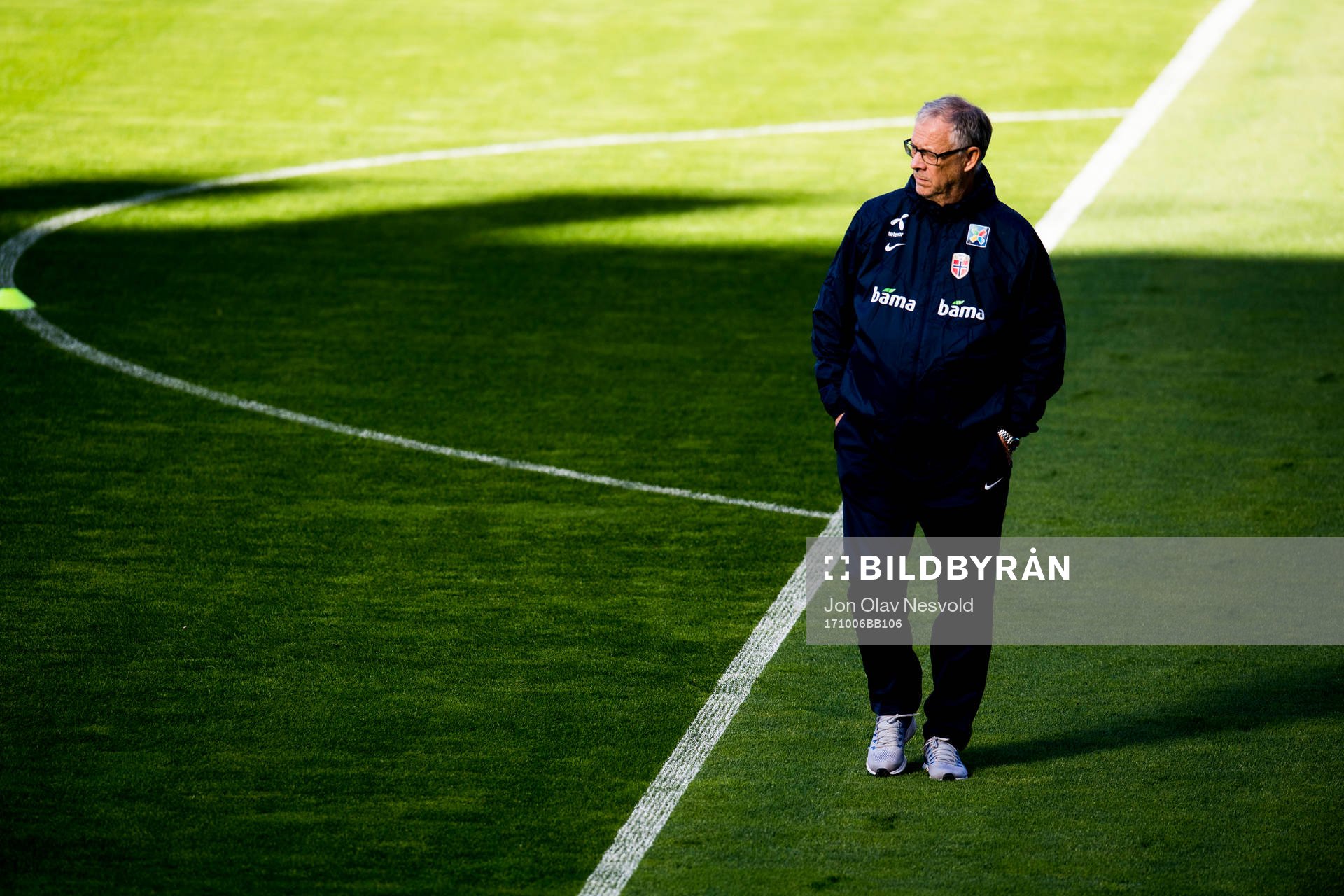 Lars Lagerbäck, head coach of Norway