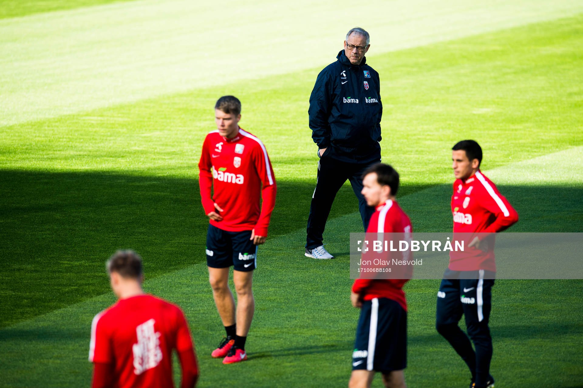 Lars Lagerbäck, head coach of Norway