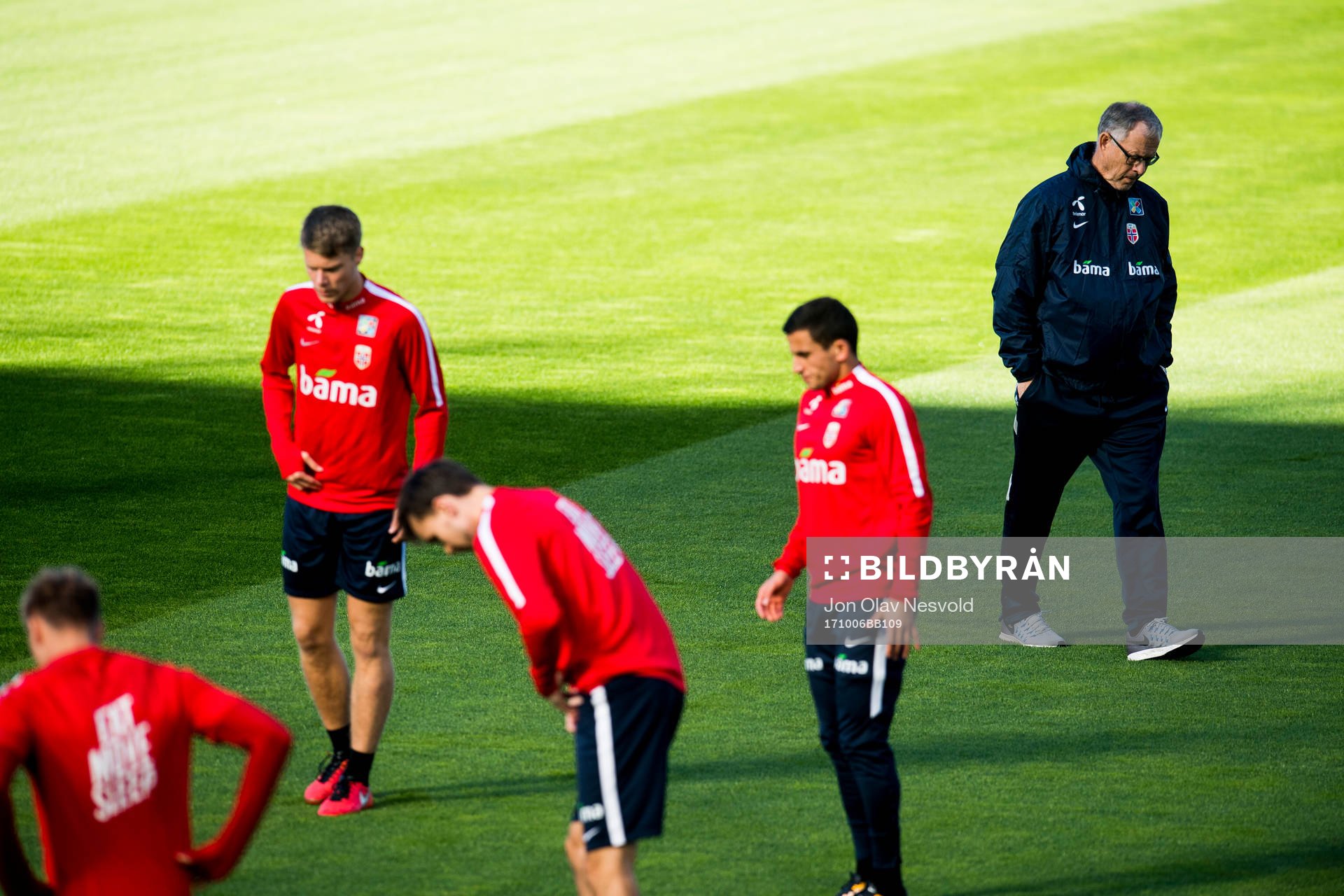 Lars Lagerbäck, head coach of Norway