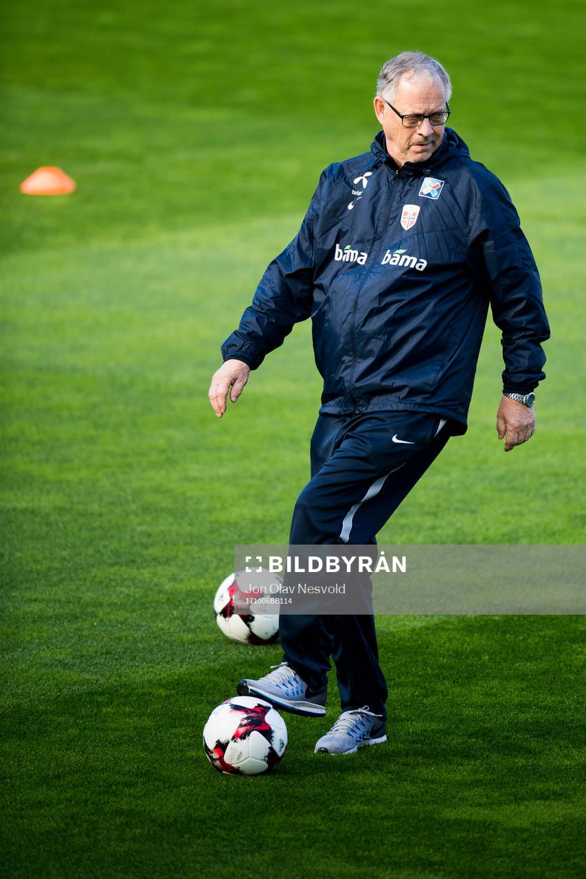 Lars Lagerbäck, head coach of Norway