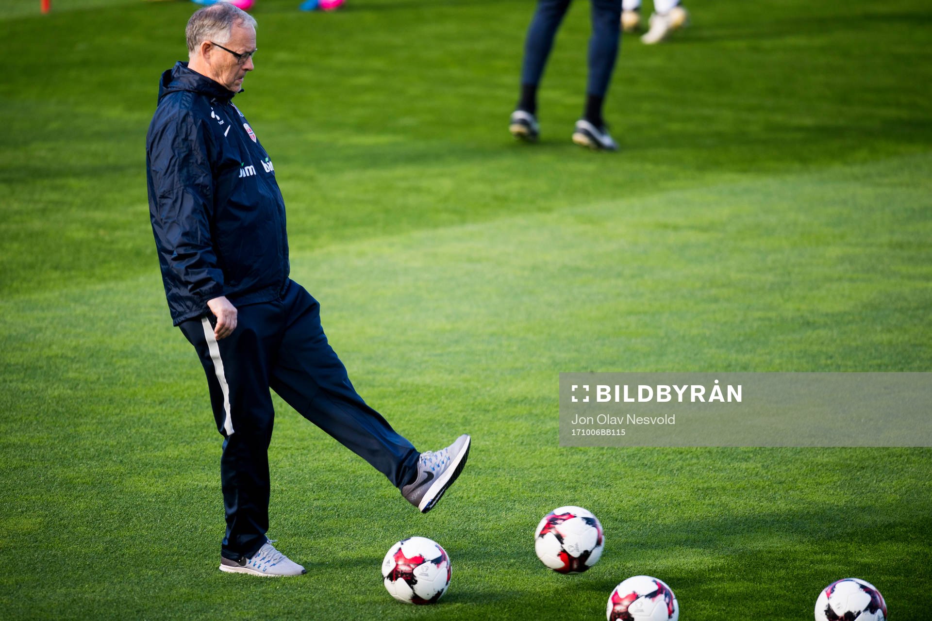 Lars Lagerbäck, head coach of Norway
