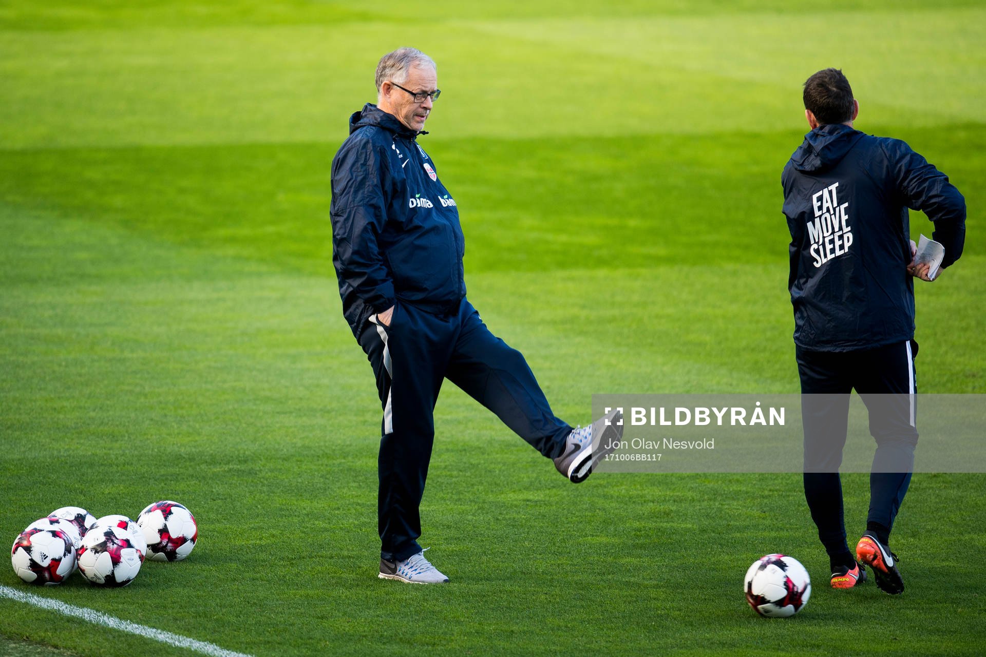 Lars Lagerbäck, head coach of Norway