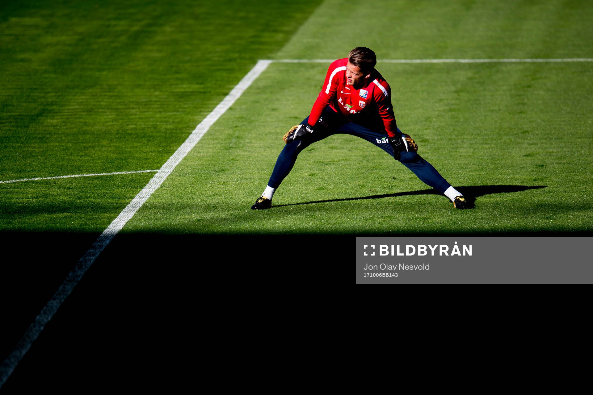 Goalkeeper Ørjan Håskjold Nyland of Norway