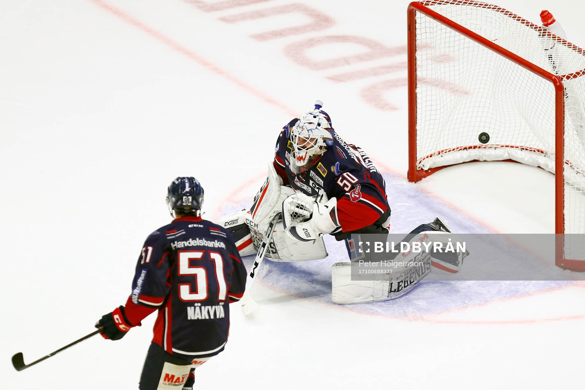 Örebros Christopher Mastomäki gör 1-1 bakom Linköpings