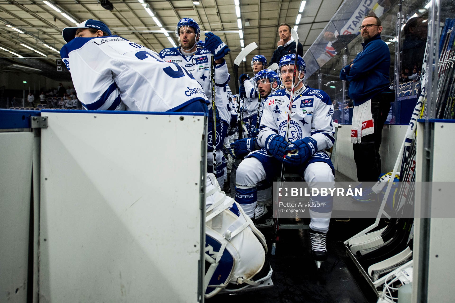 Leksands Mattias Nilsson i båset