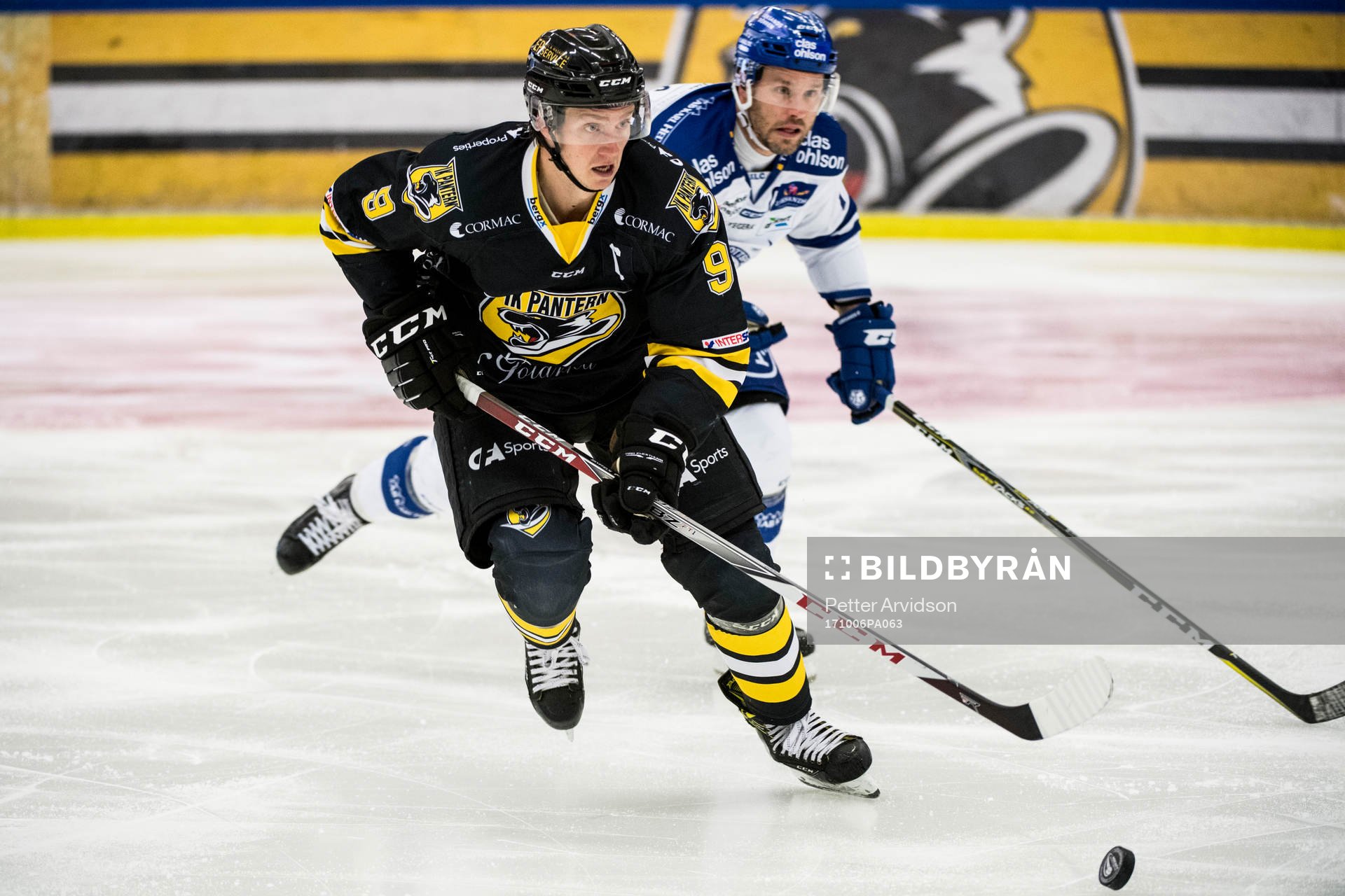 Panterns Kim Johansson och Leksands Jesper Ollas