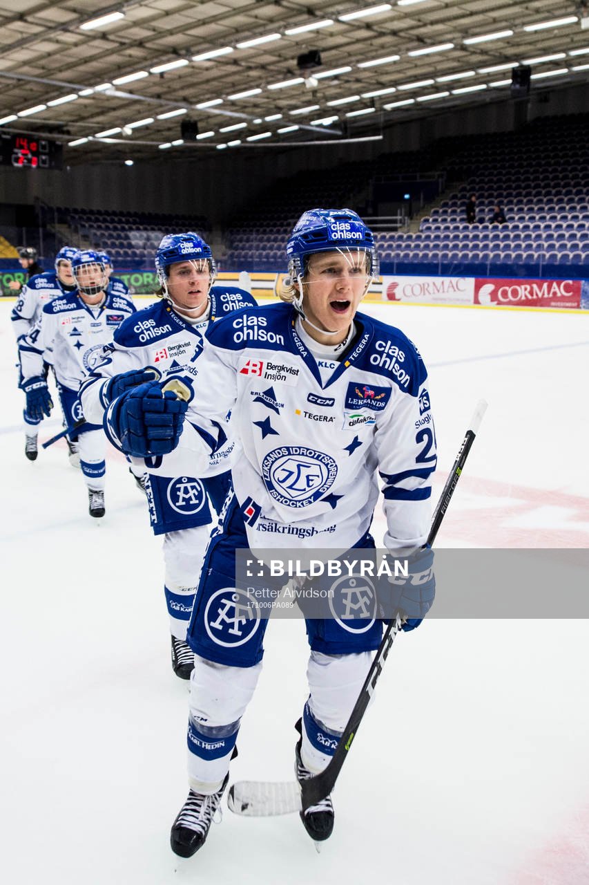 Leksands Isak Skedung jublar