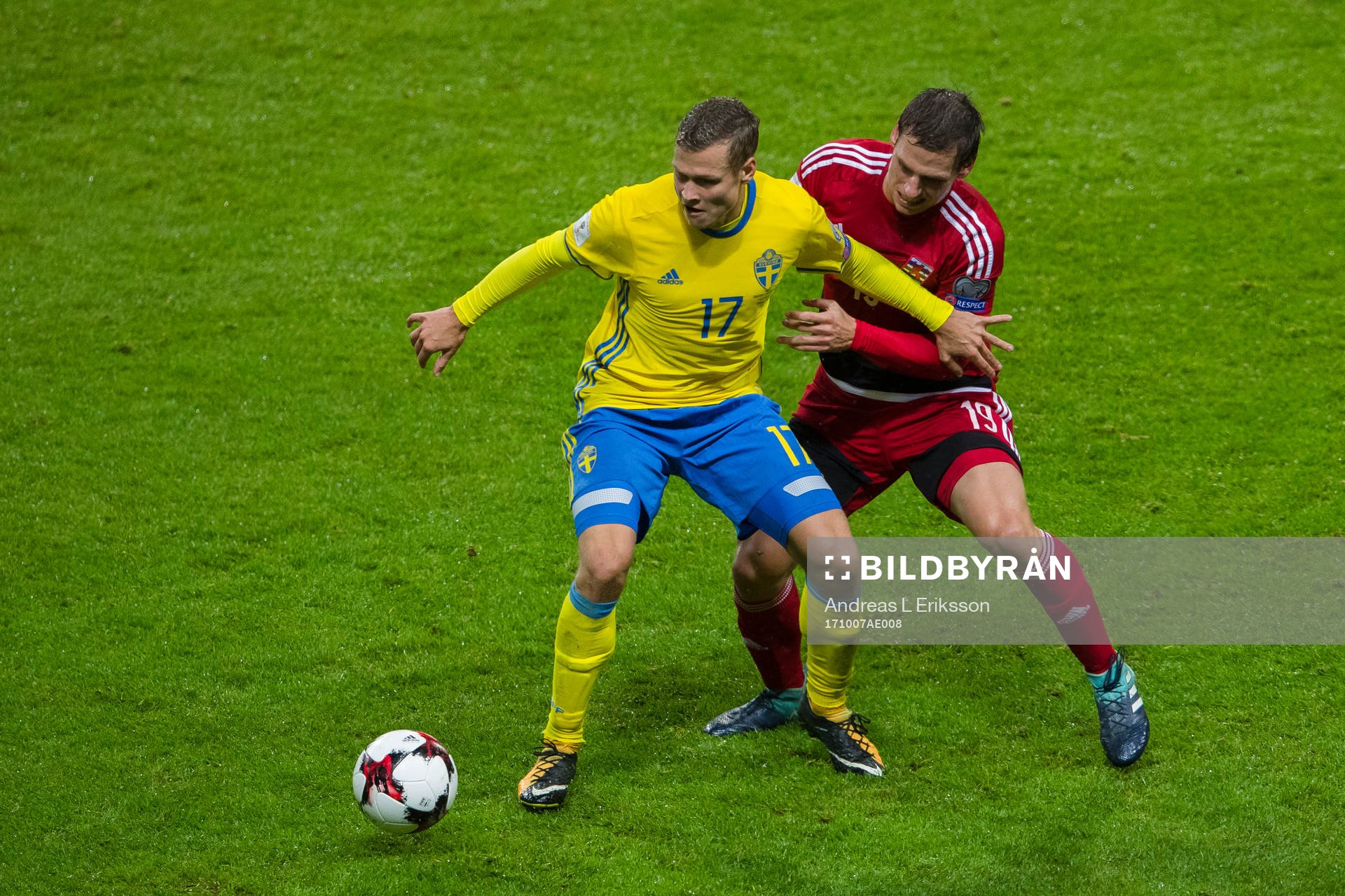 Sveriges Oscar Wendt och Luxemburgs Mathias Jänisch