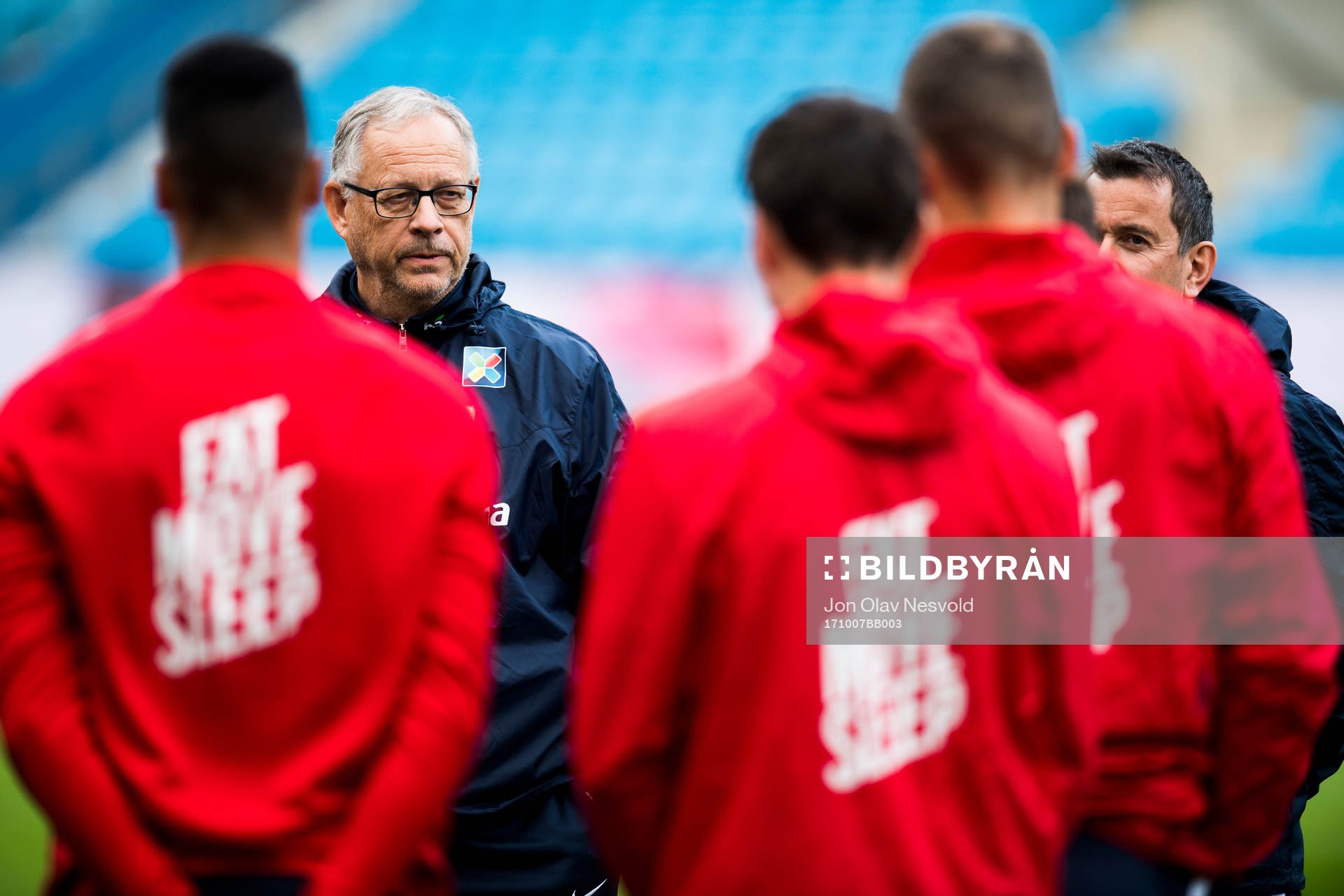 Lars Lagerbäck, head coach of Norway