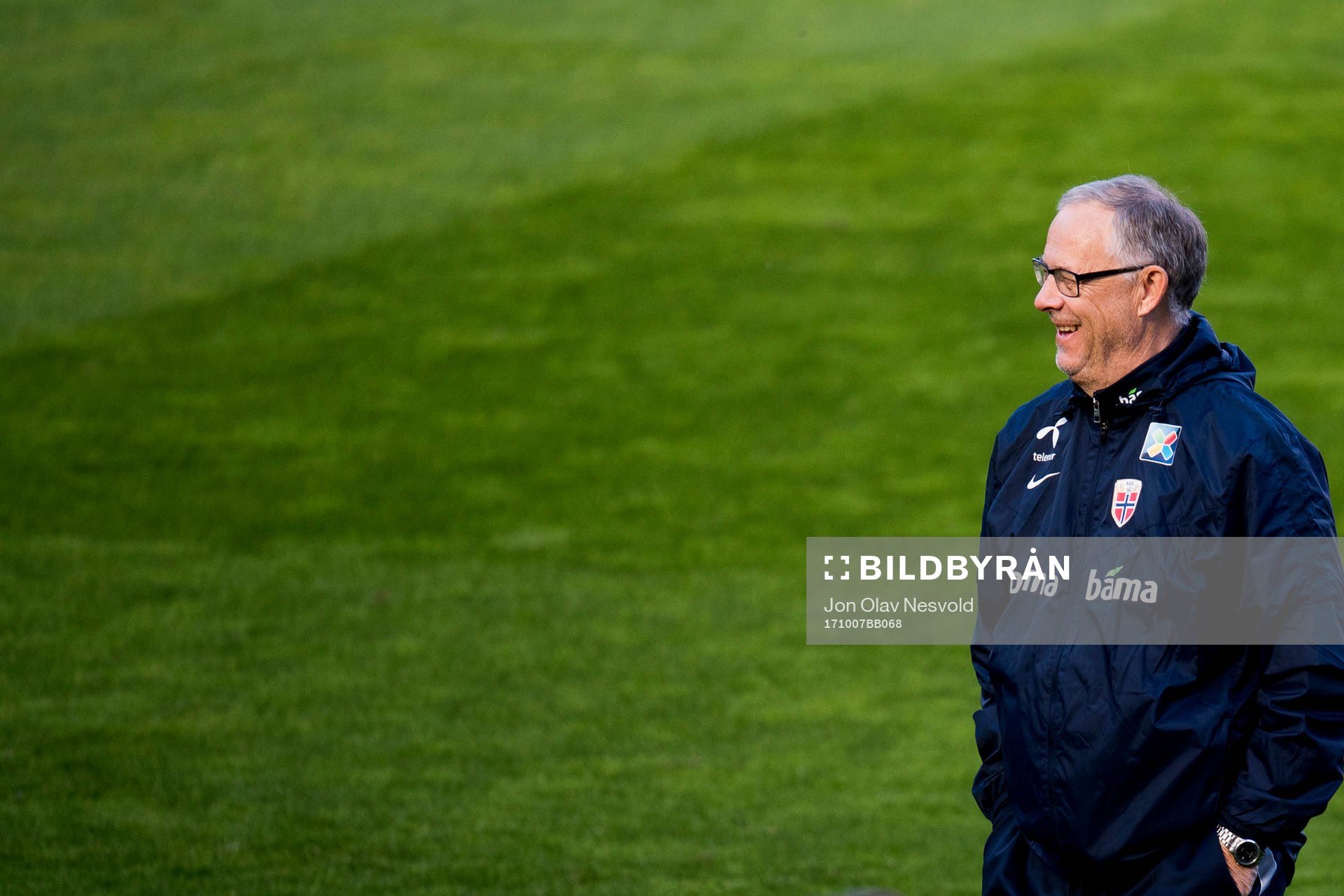 Lars Lagerbäck, head coach of Norway