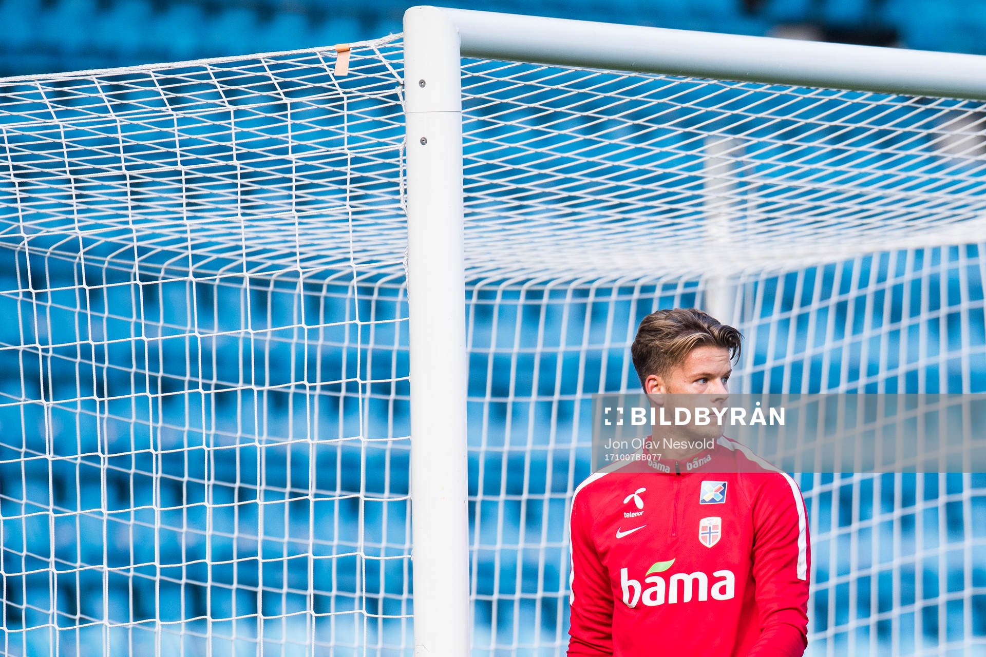 Goalkeeper Ørjan Håskjold Nyland of Norway