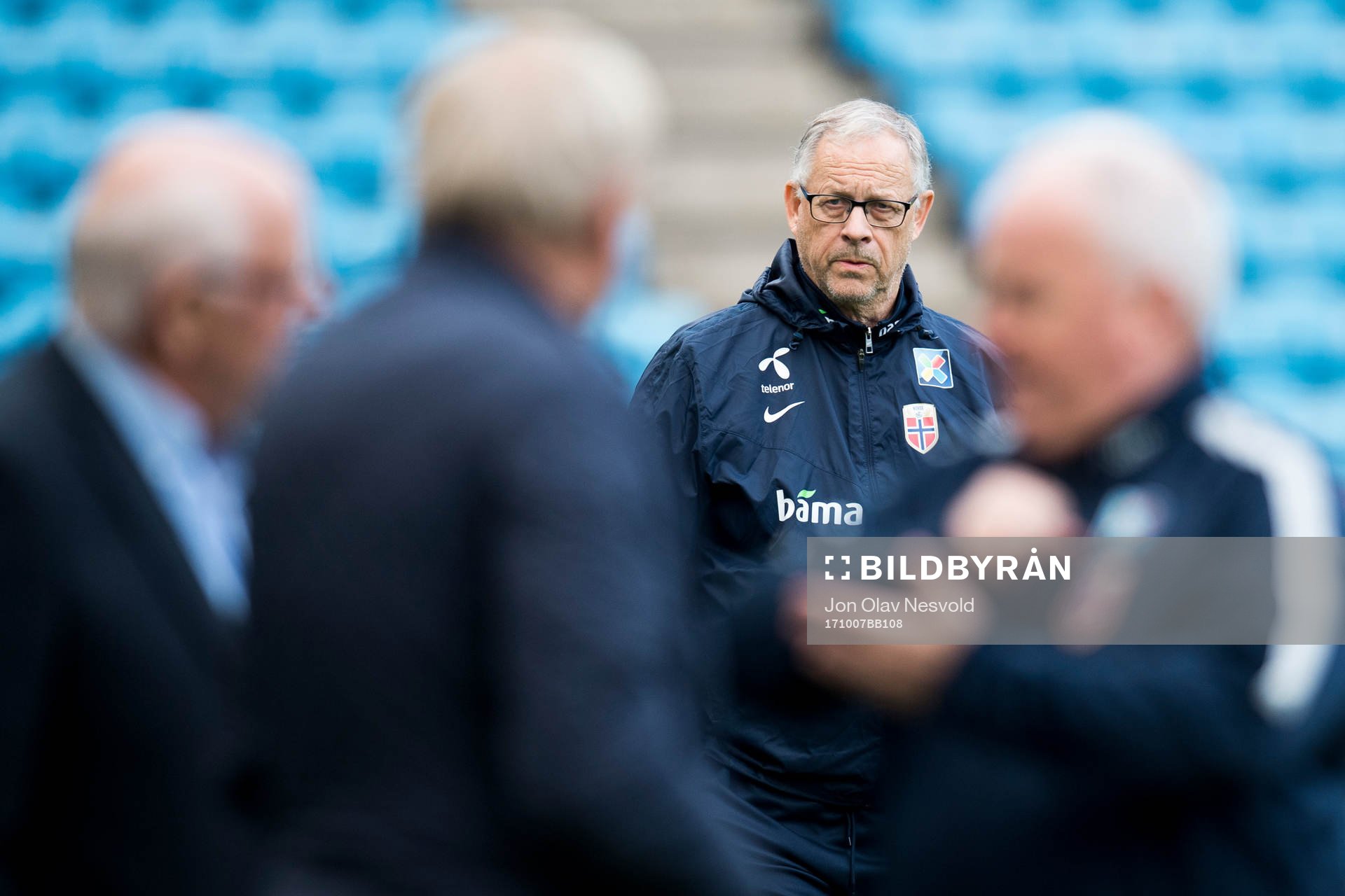 Lars Lagerbäck, head coach of Norway
