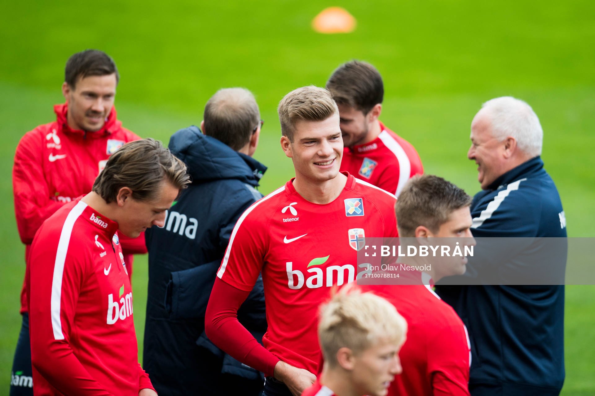 Martin Linnes, Sander Berge, Alexander Sørloth, Birger