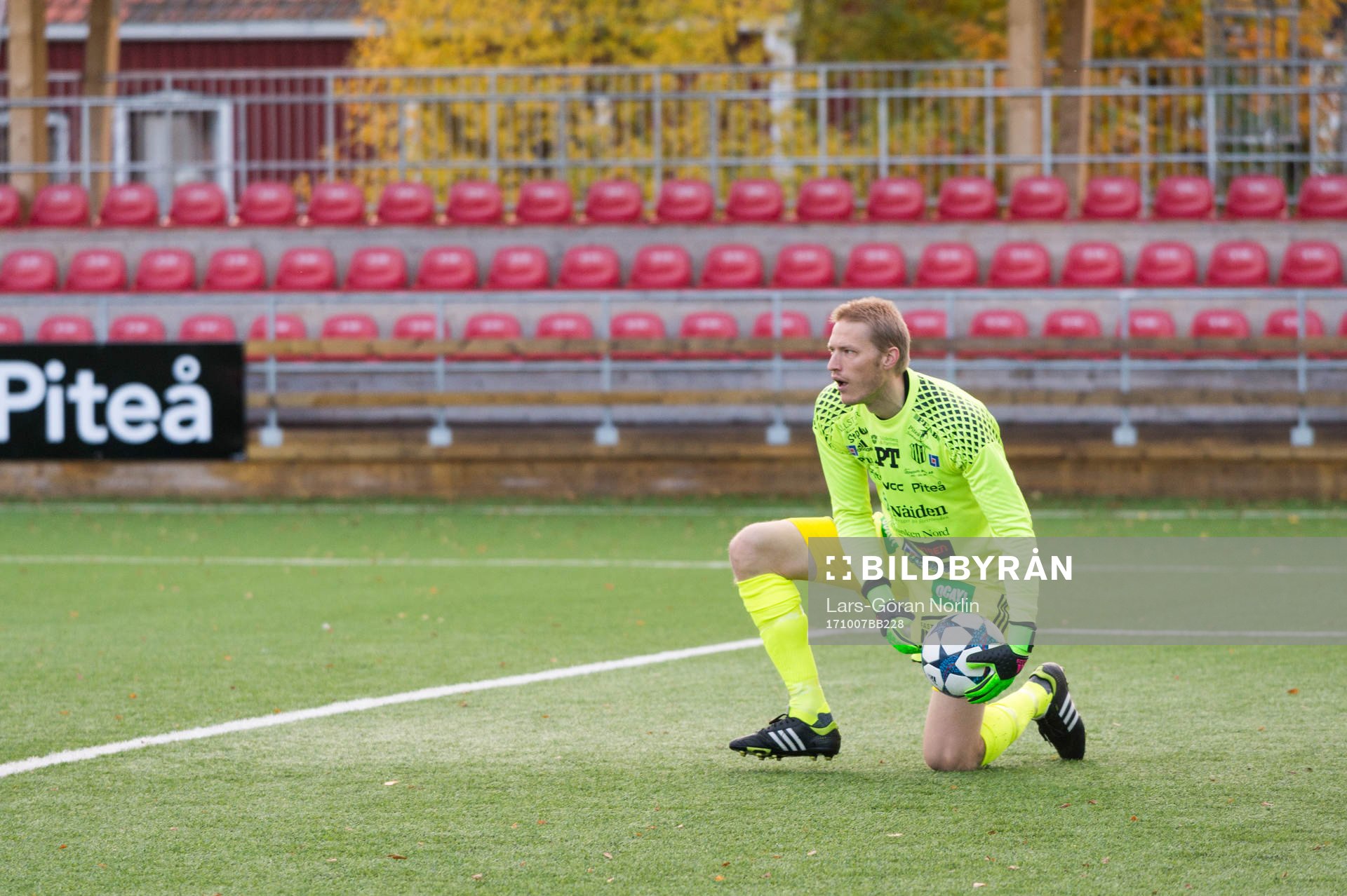 Piteås målvakt Richard Nordlund