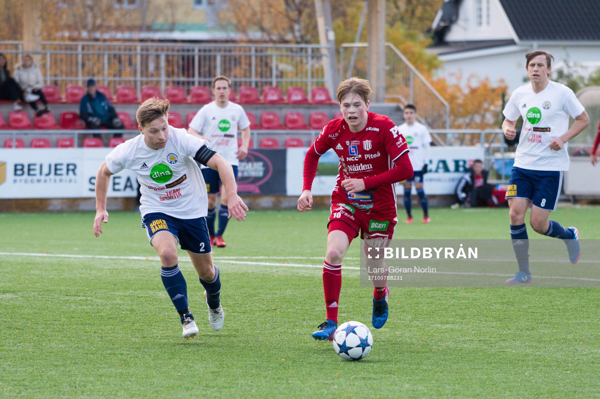 Söderhamns Tommy Nord och Piteås Gustav Nordh