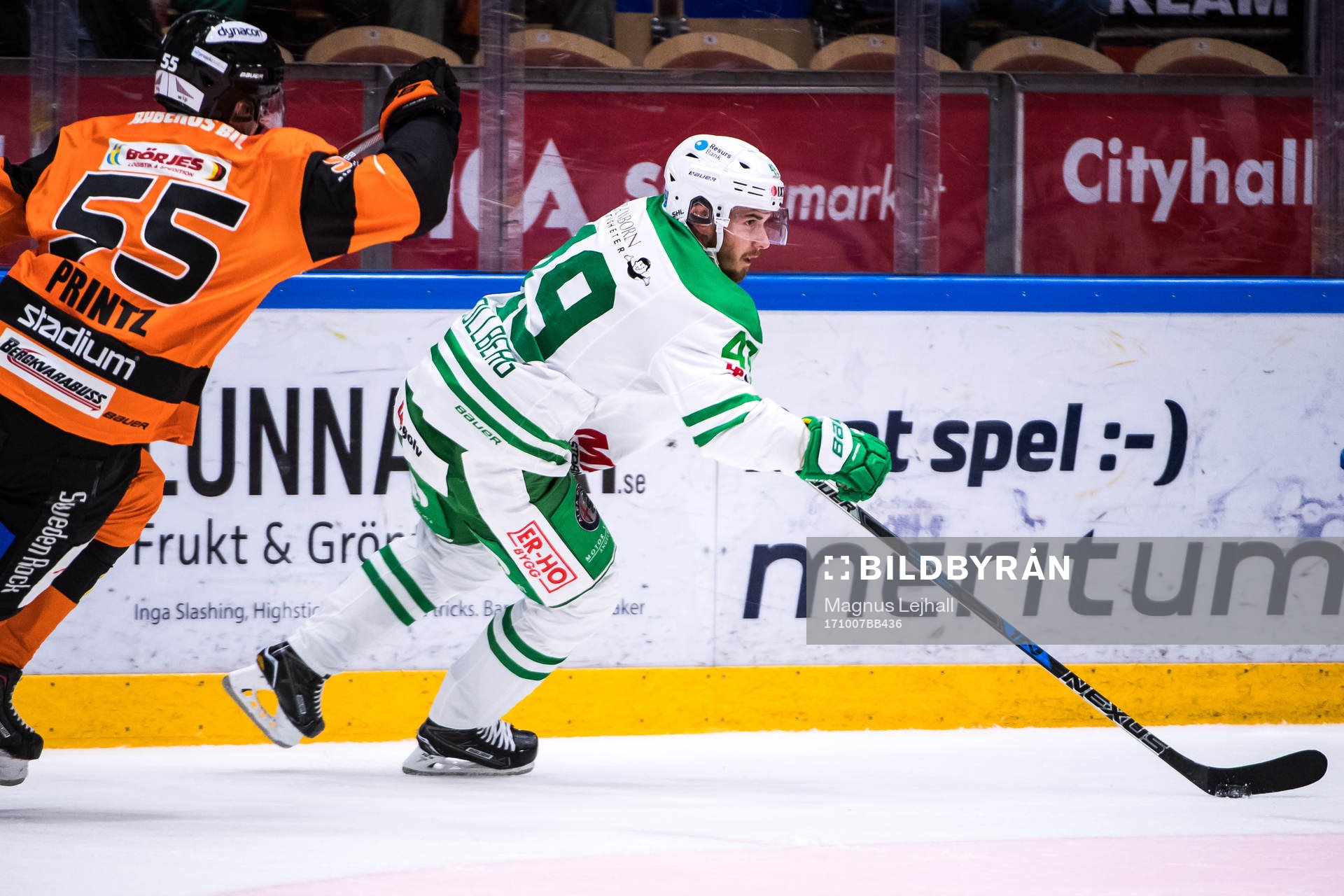 Rögles Sebastian Collberg och Karlskronas David Printz