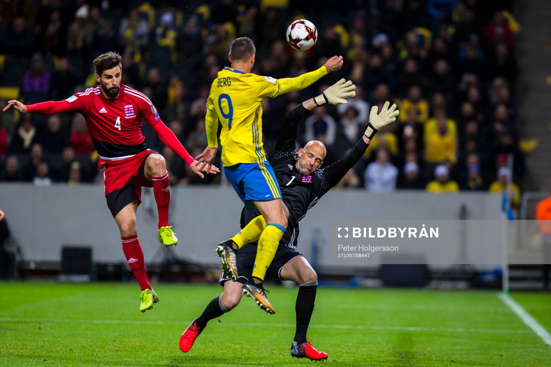 Sveriges Marcus Berg gör 7-0