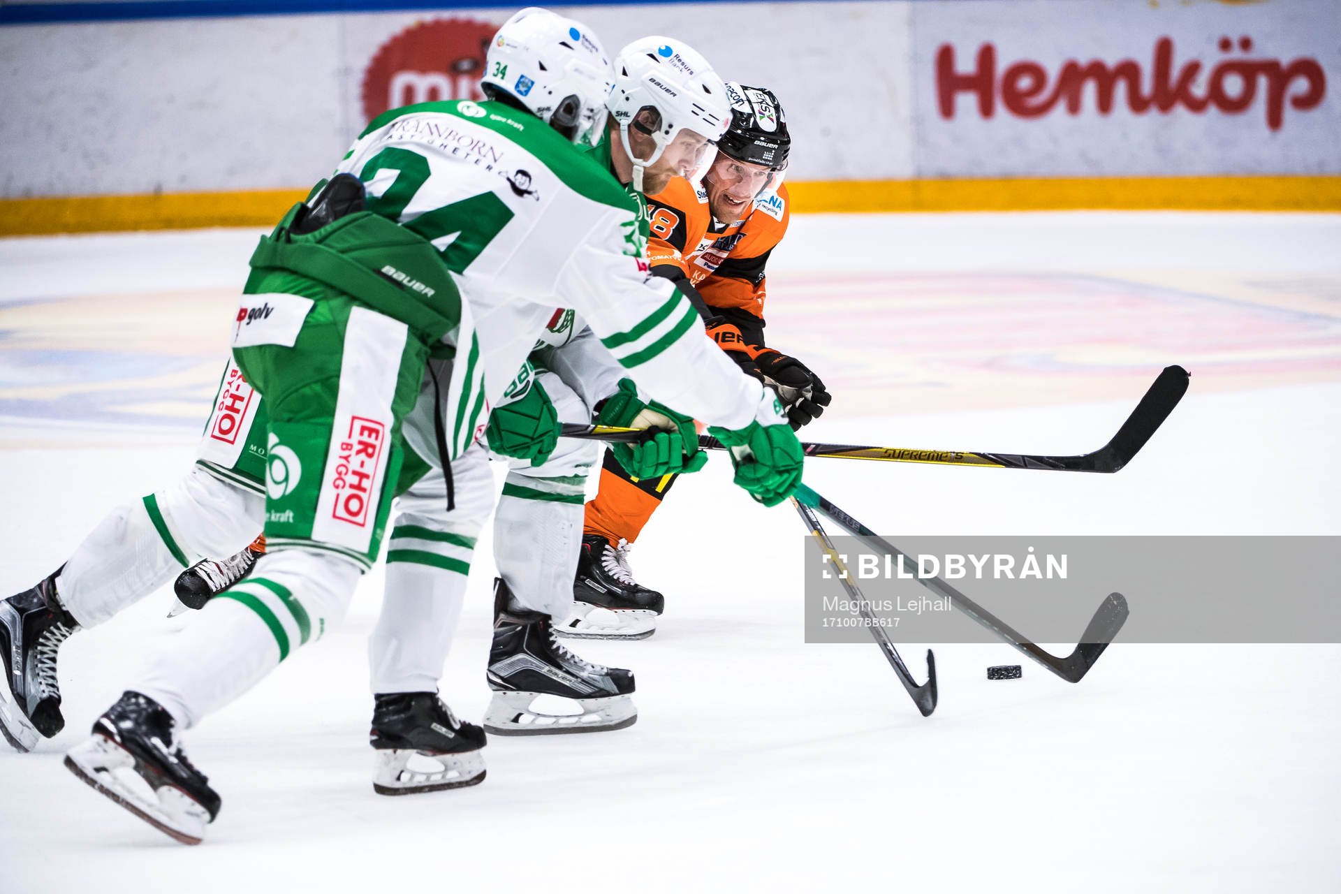 Karlskronas Emil Larsson och Rögles Edwin, Ted Brithén
