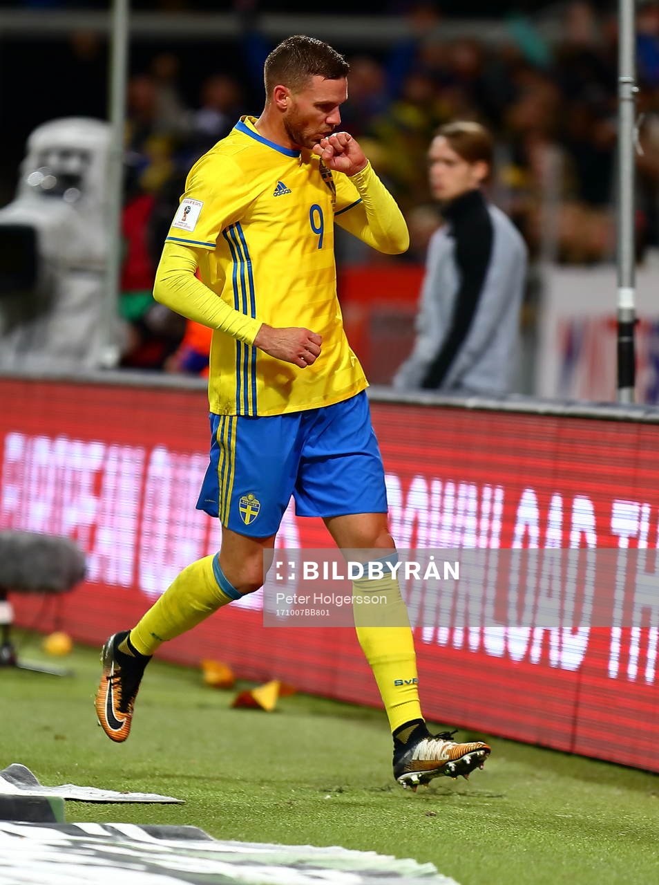 Sveriges Marcus Berg  jublar