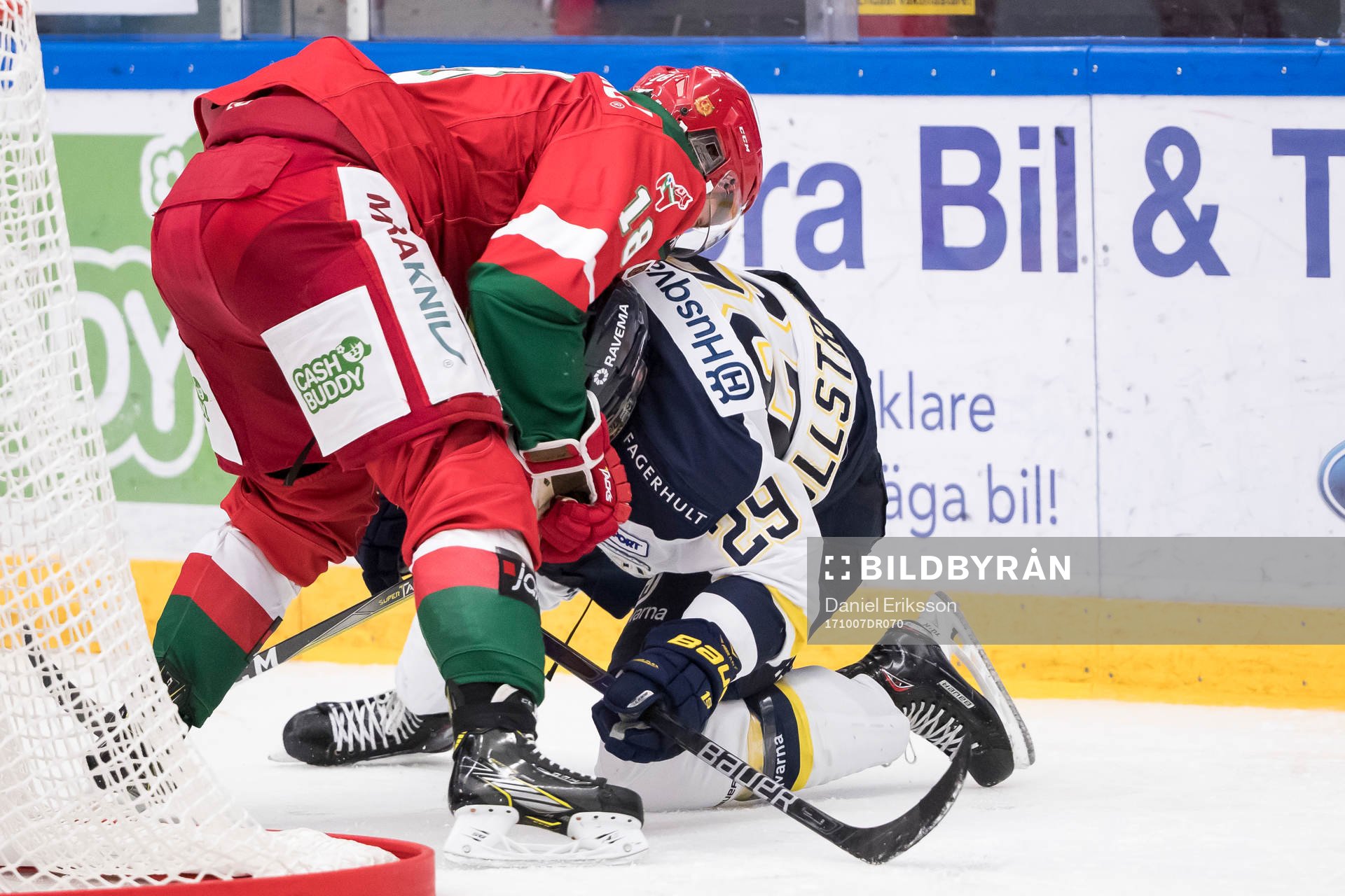 s David Ullström  i ishockeymatchen i SHL mellan Mora och