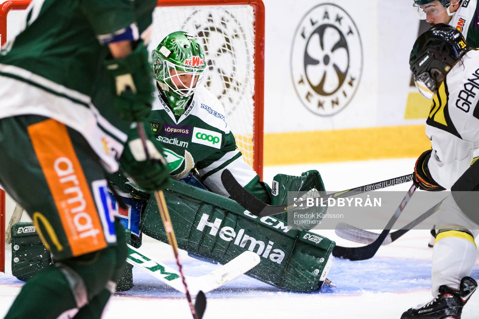 Färjestads målvakt Stefan Steen