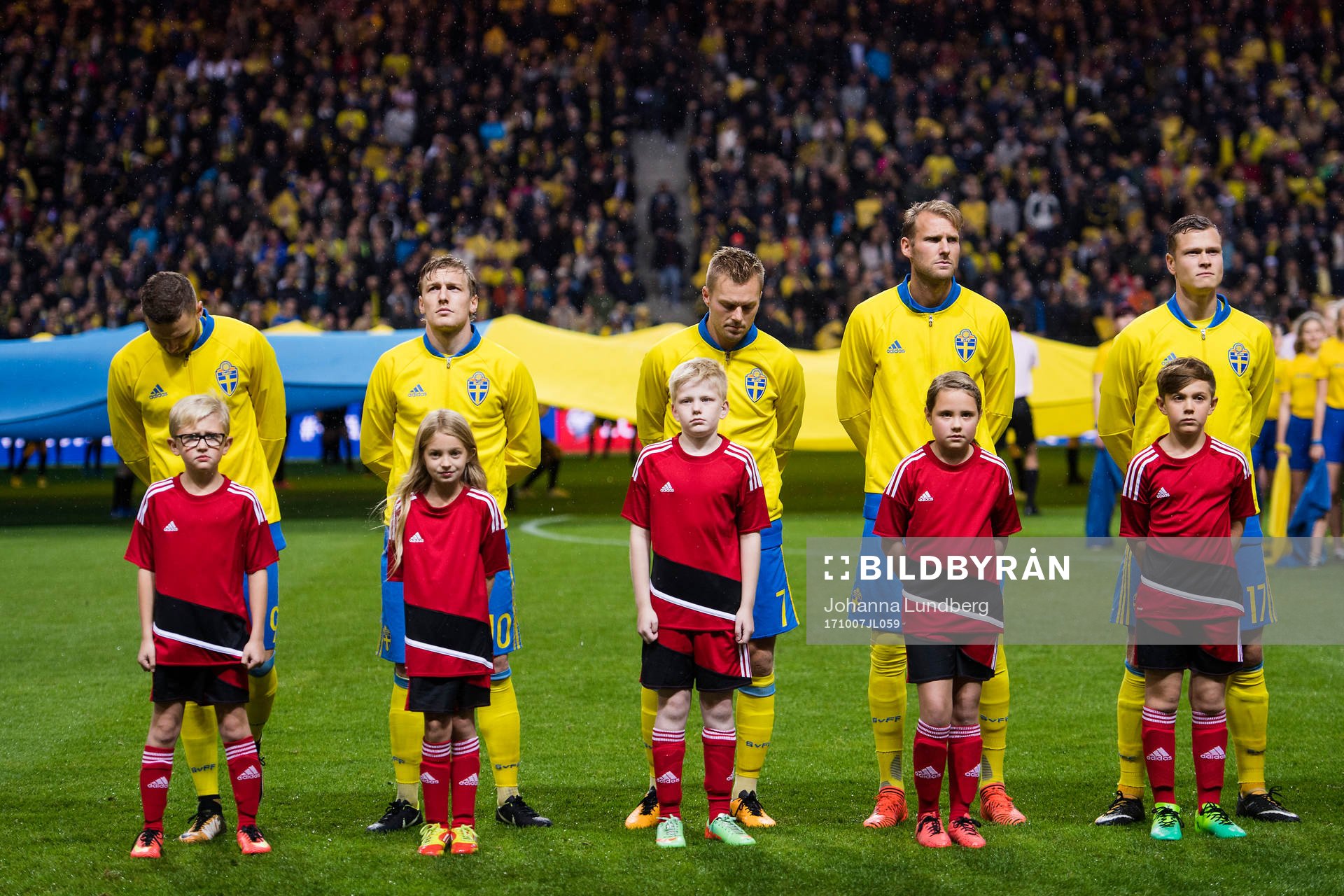 Sveriges Marcus Berg, Emil Forsberg, Sebastian Larsson, Ola