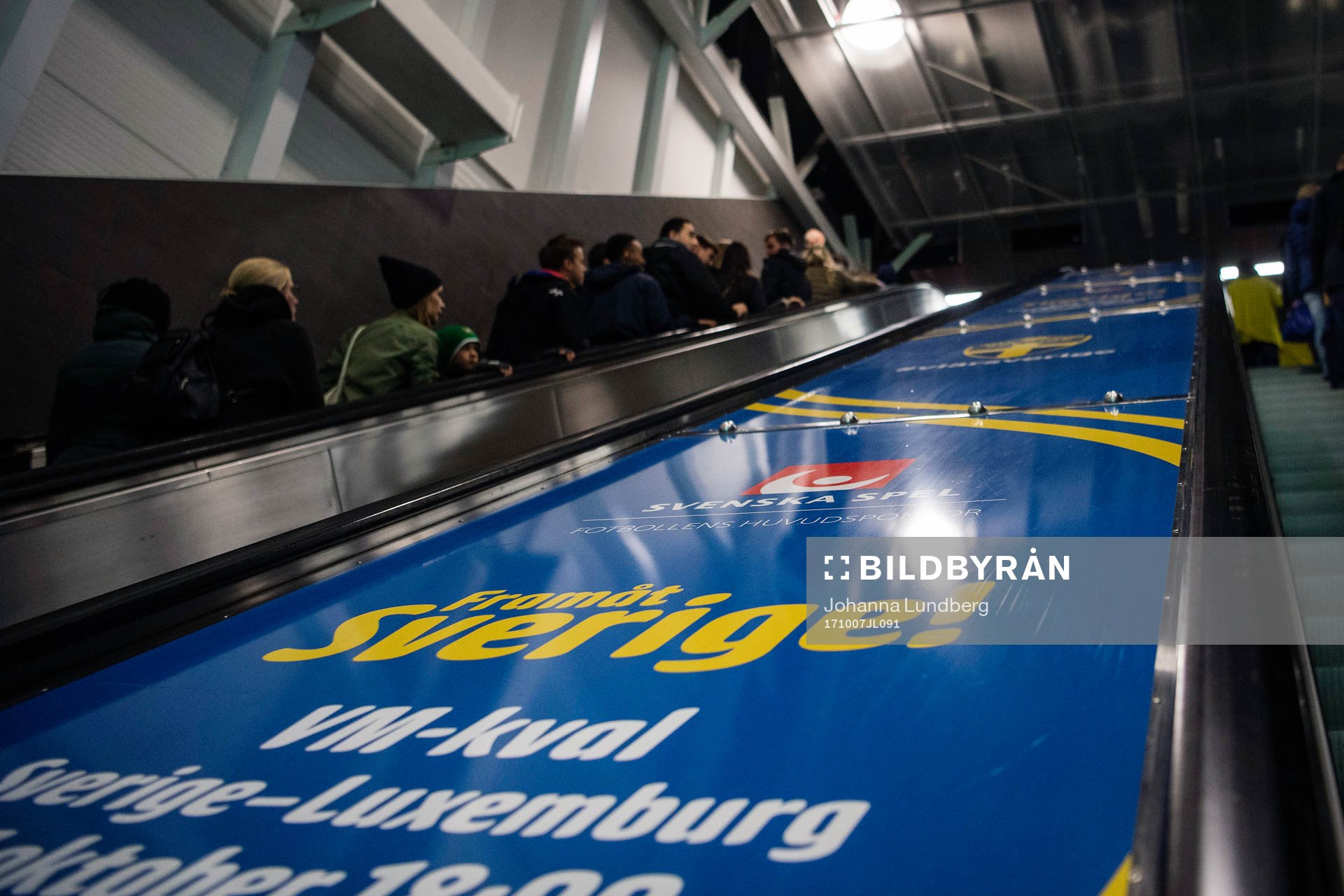 Reklam på solna station