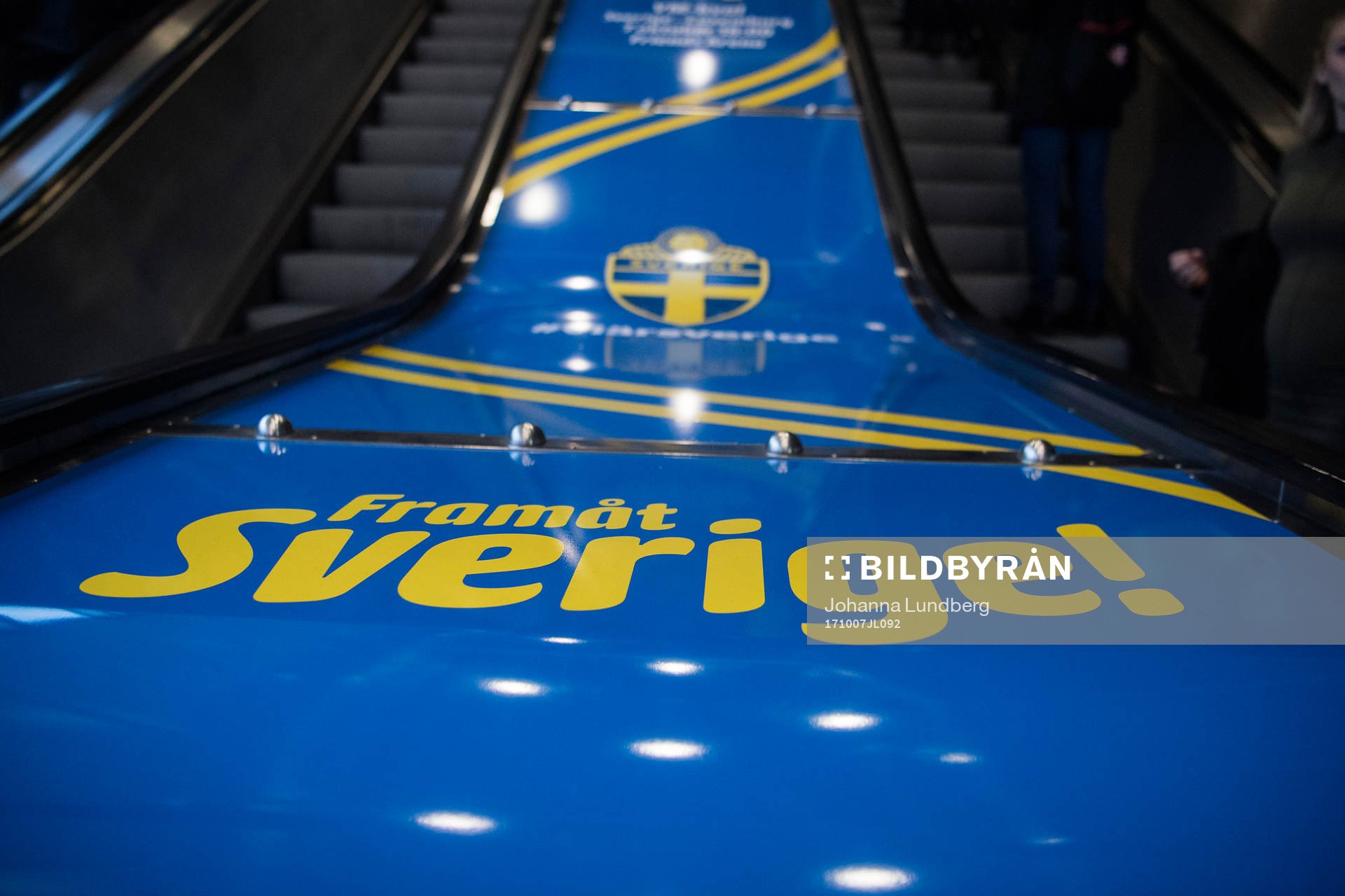 Reklam på solna station