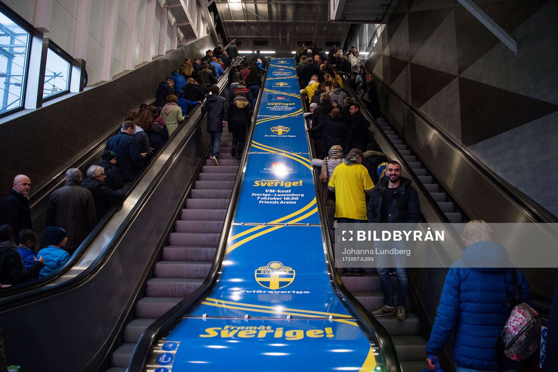 Reklam på solna station