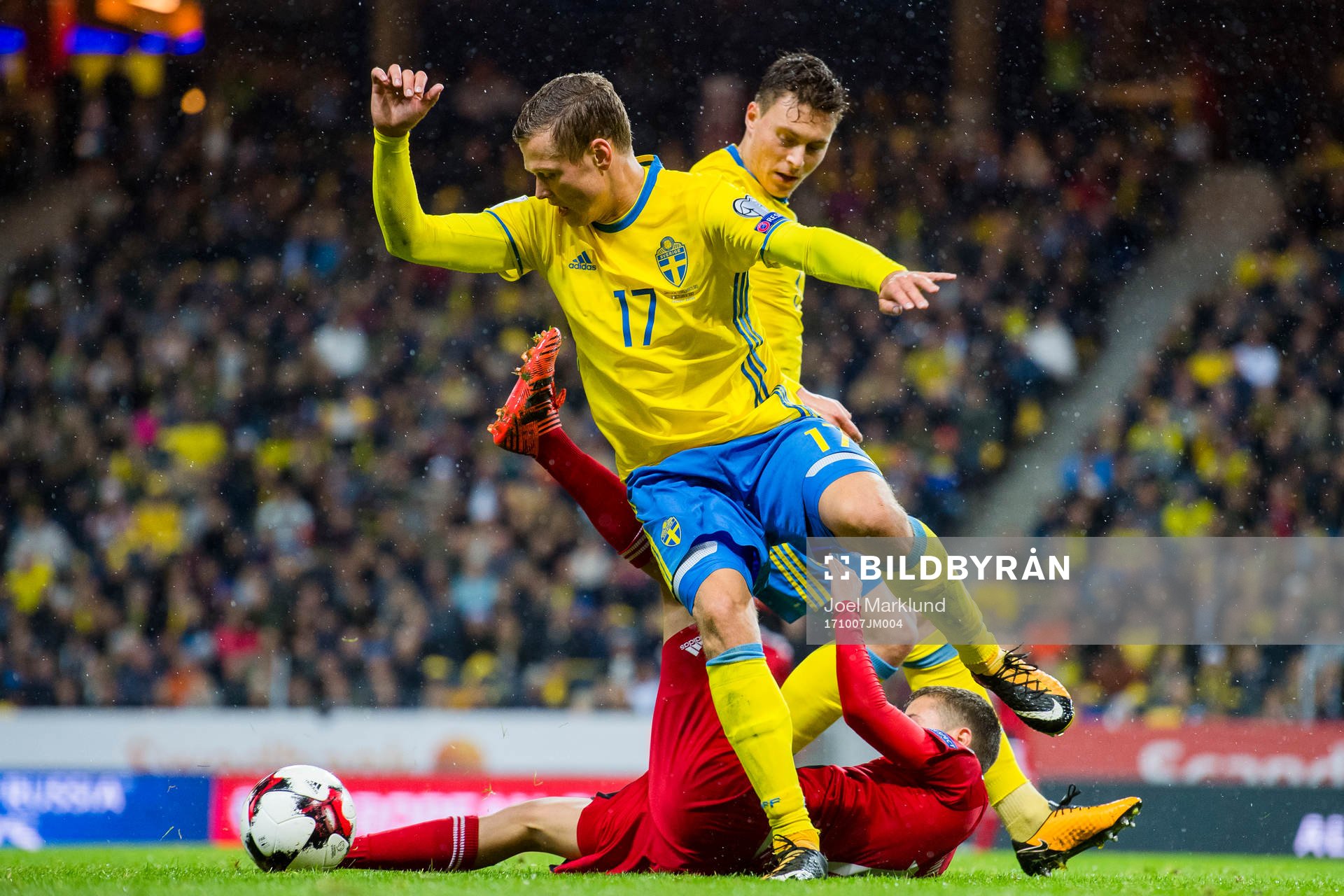 Sveriges Viktor Claesson och Victor Nilsson Lindelöf
