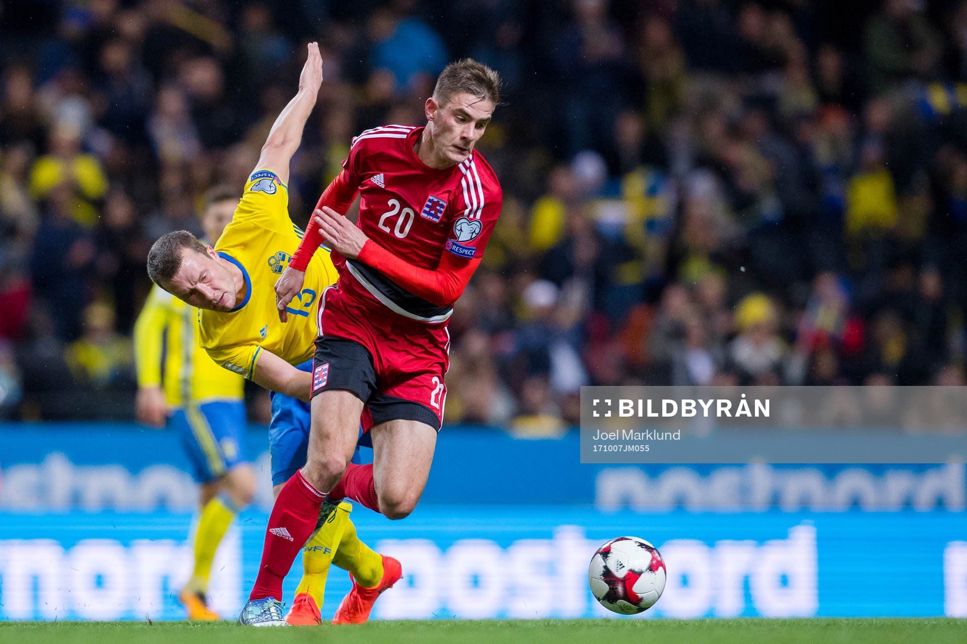 Sveriges Jakob Johansson och Luxemburgs David Turpel
