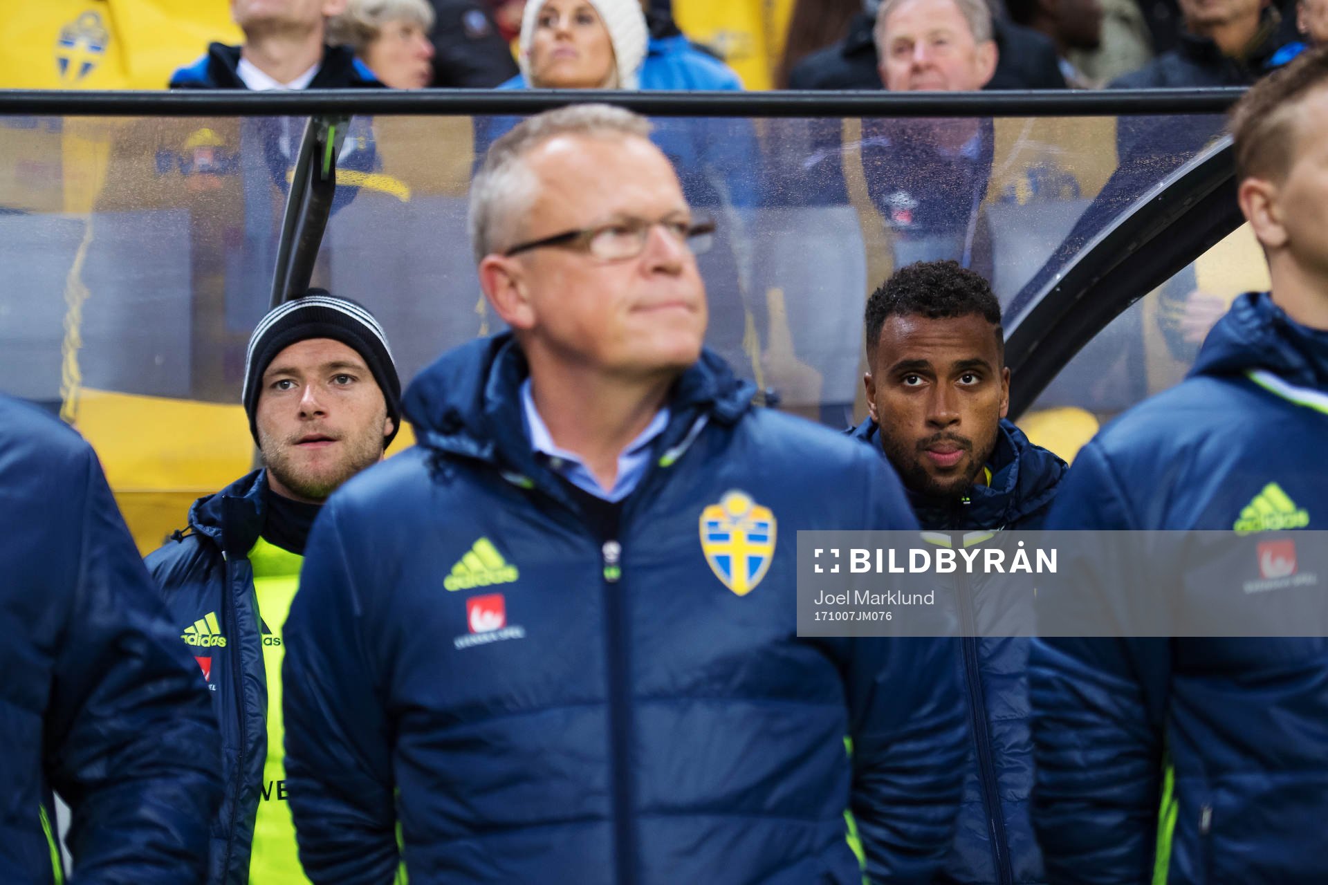 Sveriges John Guidetti och Isaac Kiese Thelin