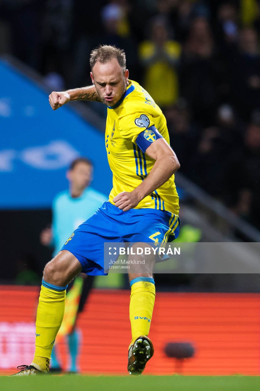 Sveriges Andreas Granqvist jublar