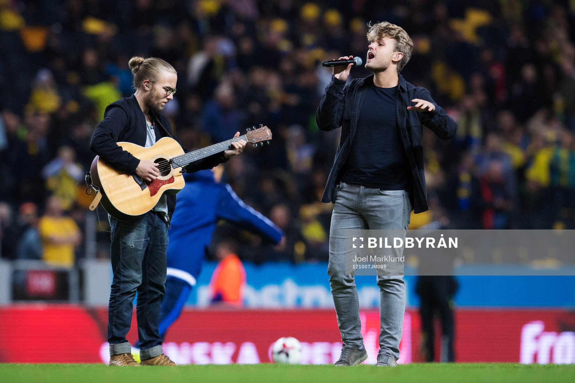 Musikuppträdande i halvtid