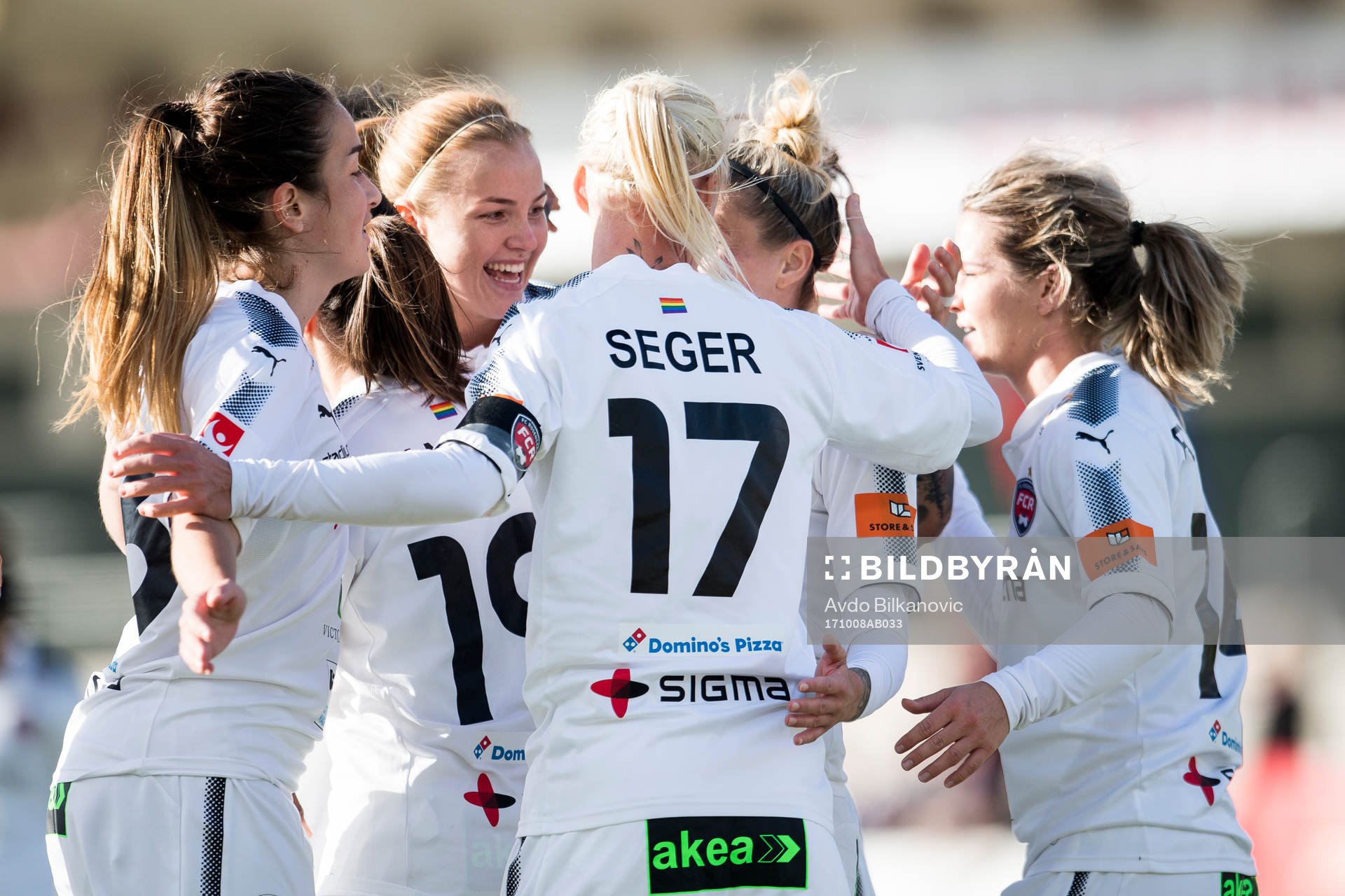 Rosengårds Caroline Seger jublar