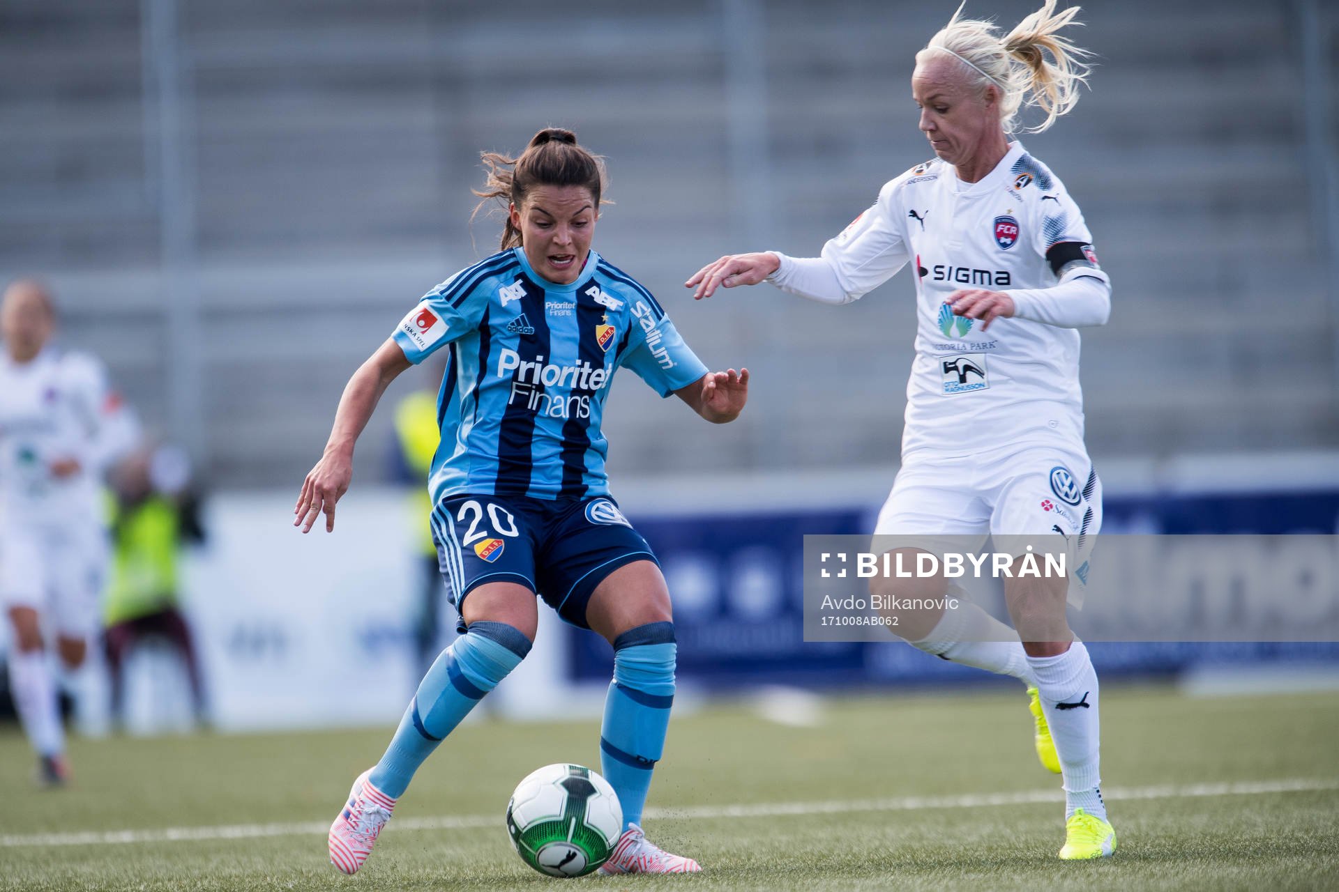 Rosengårds  Caroline Seger och Djurgårdens Johanna