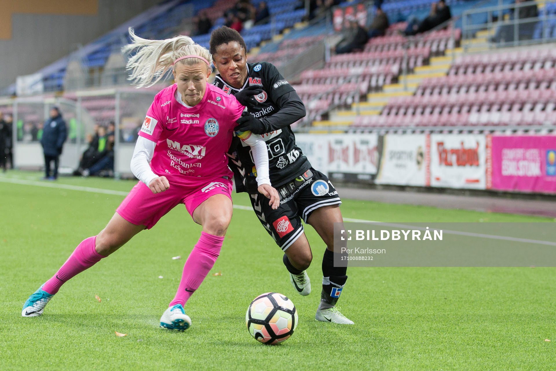 Eskilstunas Petra Johansson och Kristianstads Ogonna