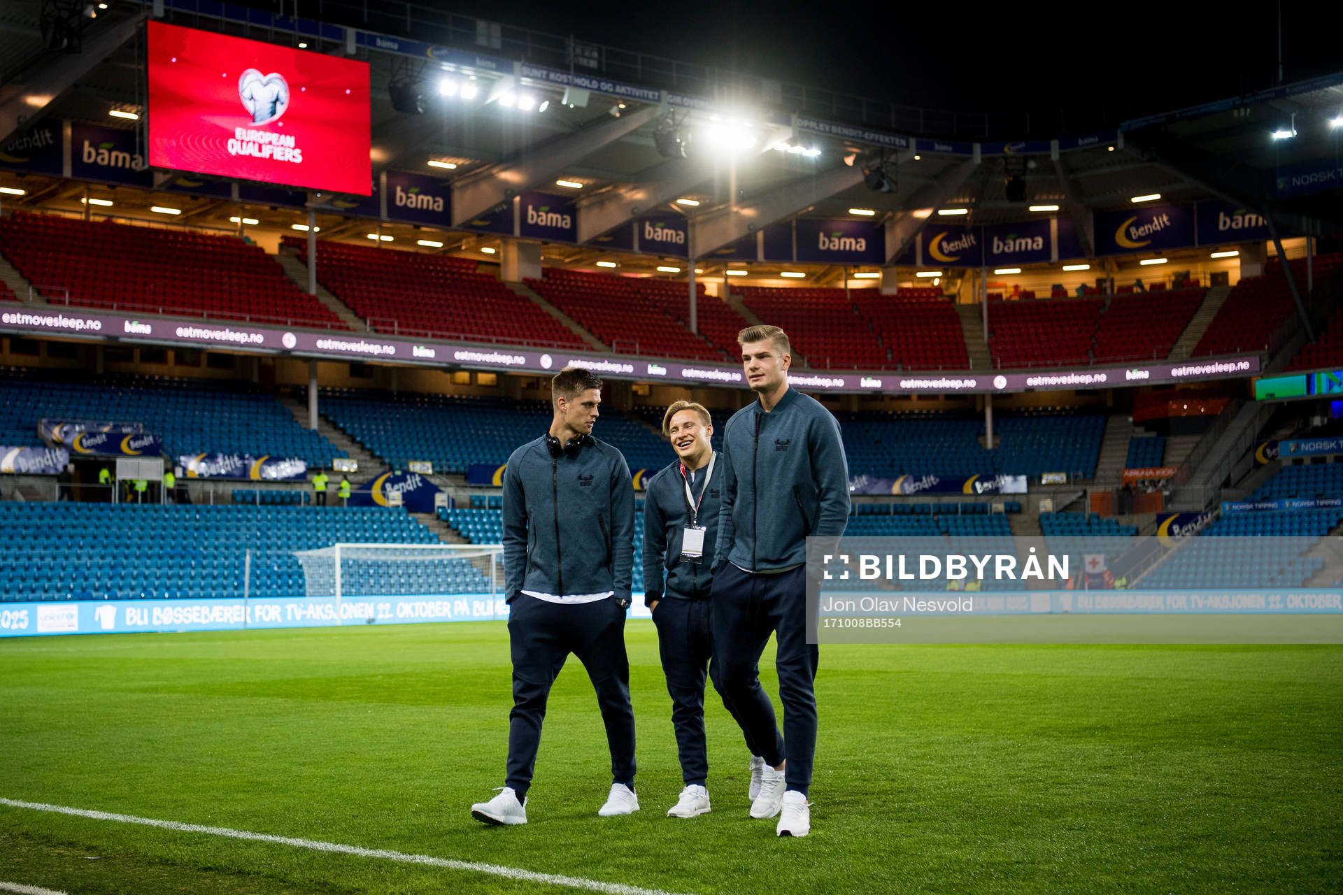 Markus Henriksen, Jonas Svensson and Alexander Sørloth of