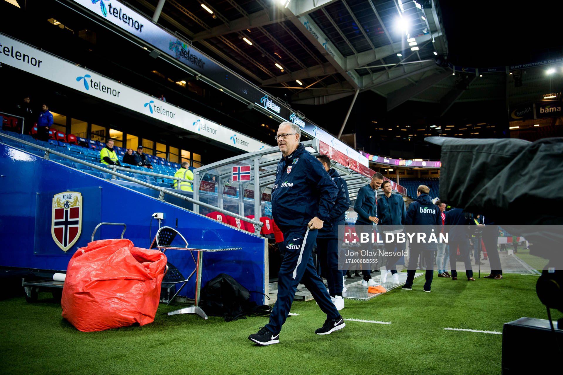 Lars Lagerbäck, head coach of Norway