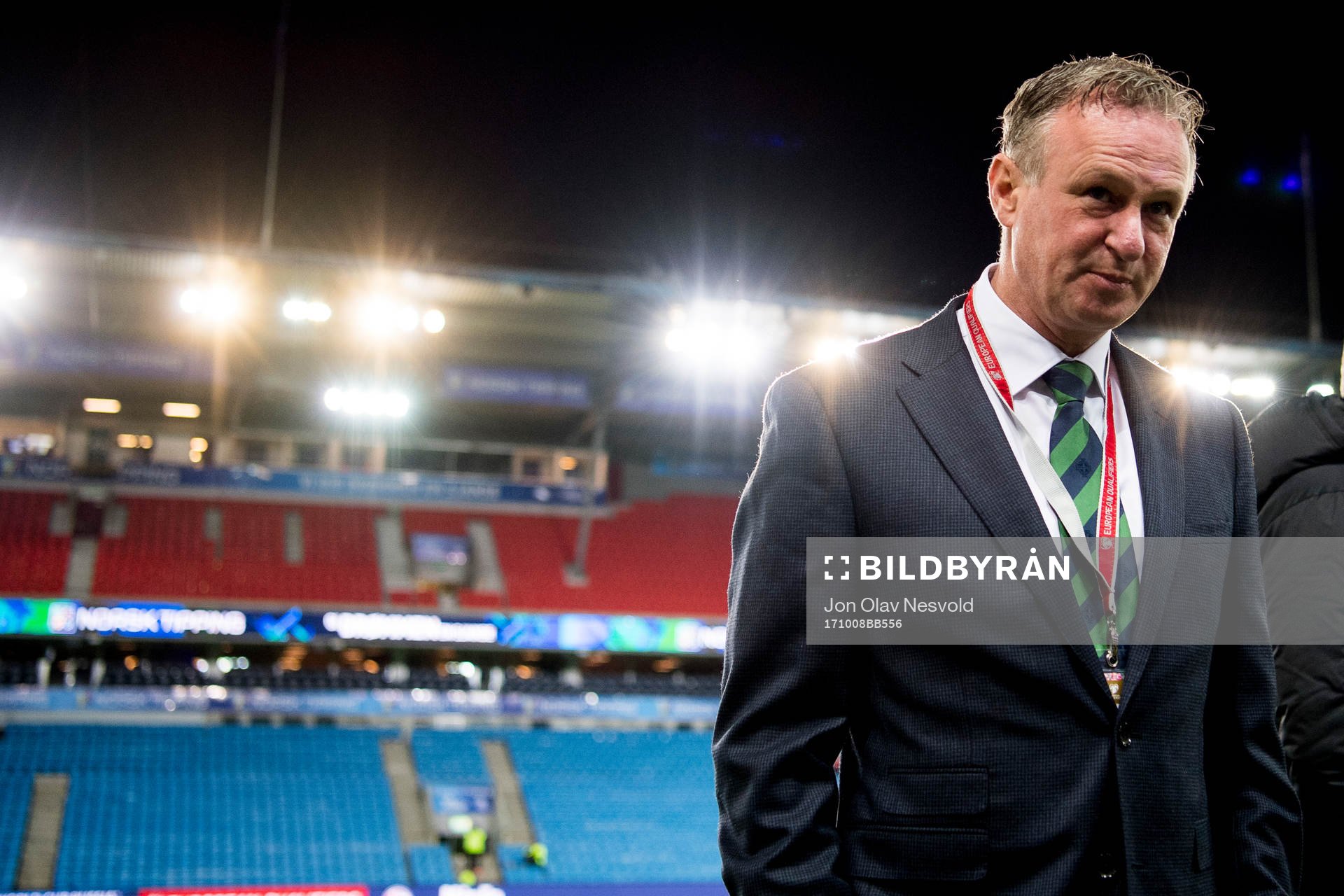 Michael O'Neill, head coach of Northern Ireland