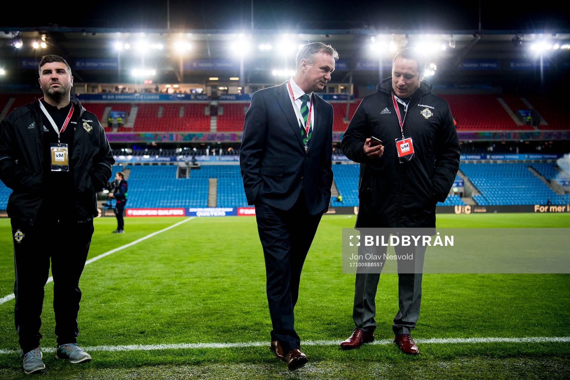 Michael O'Neill, head coach of Northern Ireland