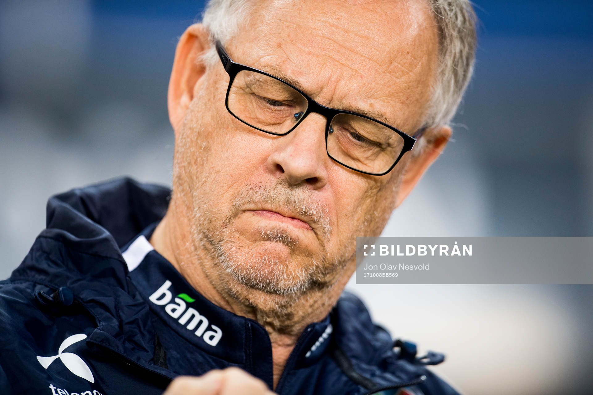 Lars Lagerbäck, head coach of Norway